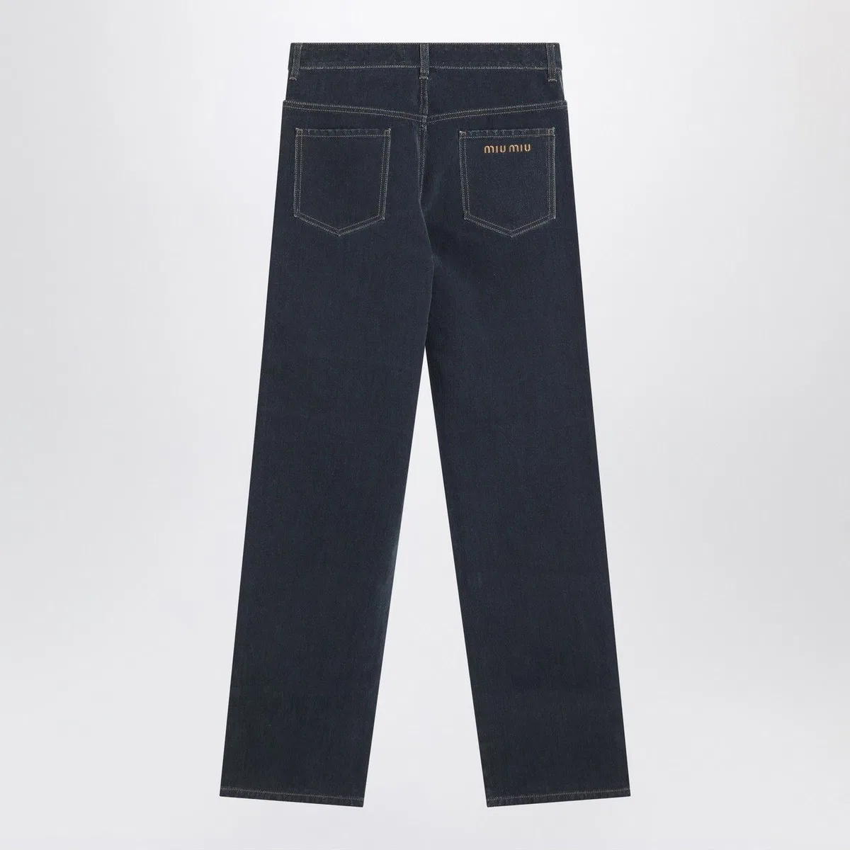 Miu Miu Blue Denim Pants