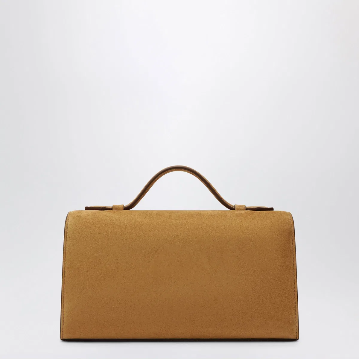 Savette Light Brown Suede Symmetry Pouch