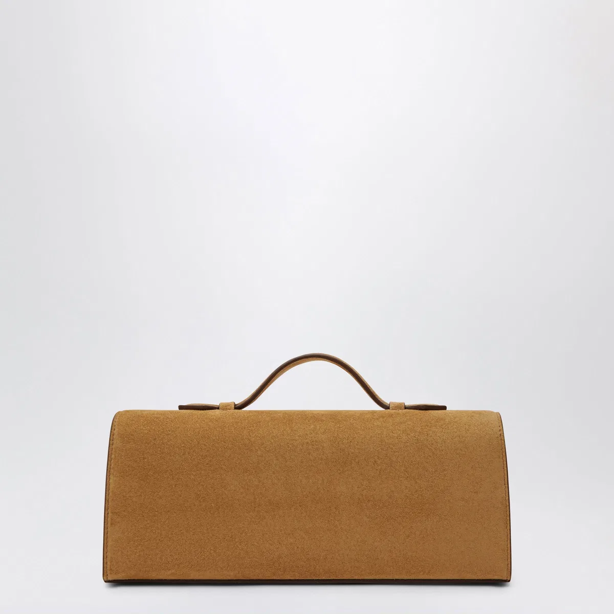 Savette Slim Symmetry Pouch In Light Brown Calf