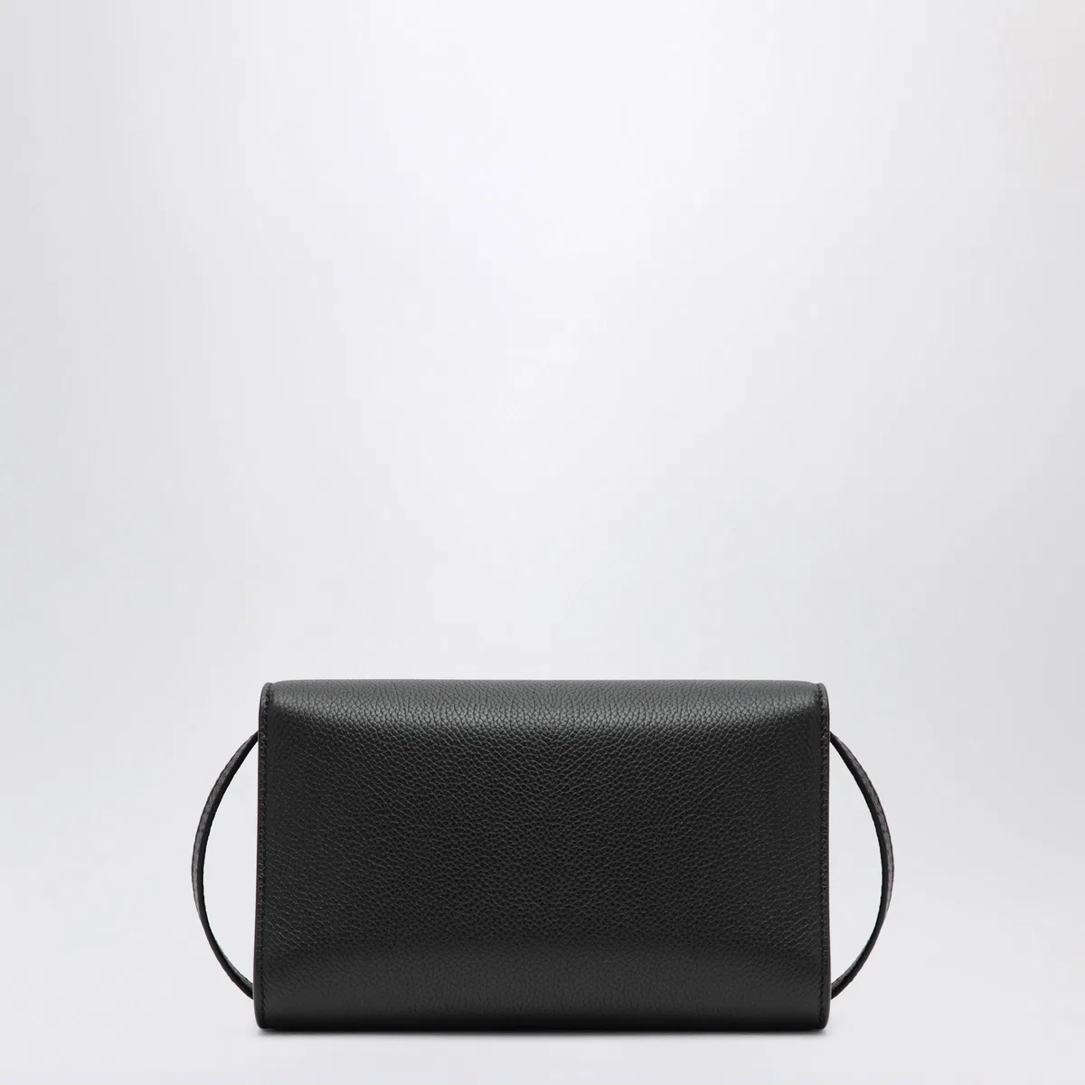 Savette Symmetry Mini Crossbody Bag In Black Lea