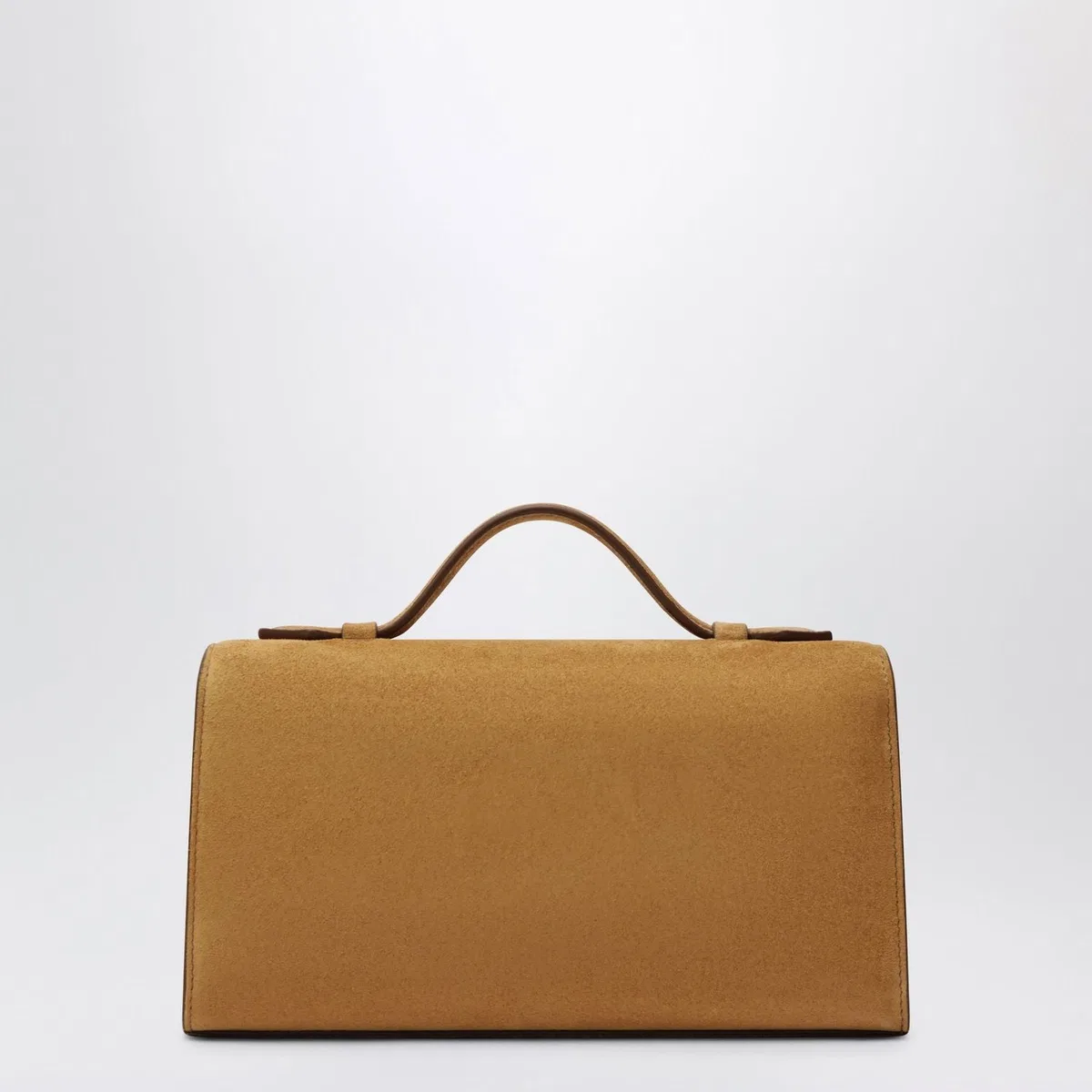 Savette Light Brown Suede Symmetry Pouch