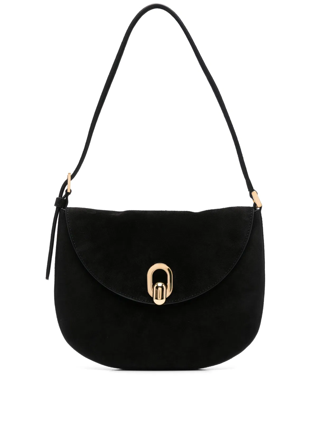 Savette Small Tondo Hobo In Suede Bag