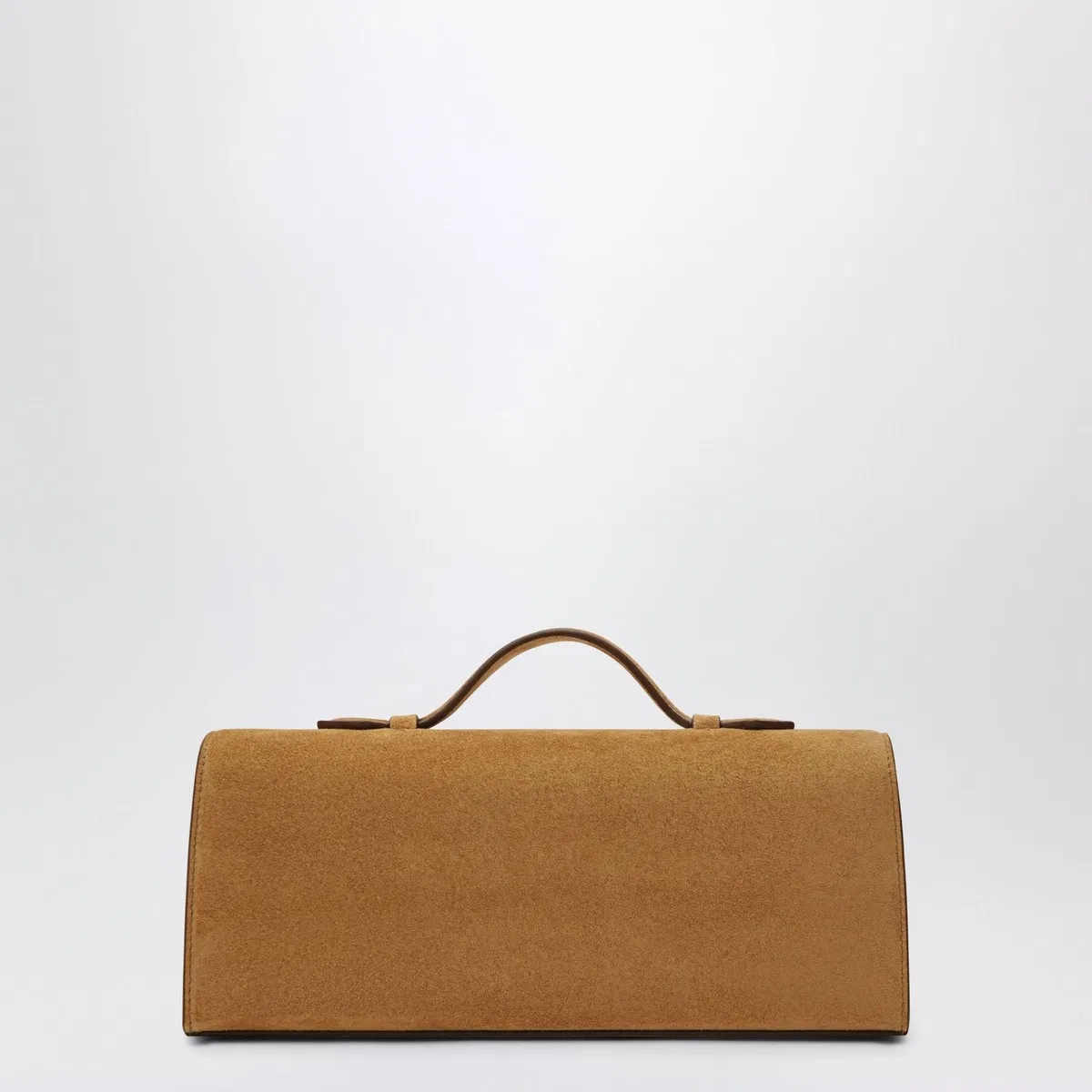 Savette Slim Symmetry Pouch In Light Brown Calf 