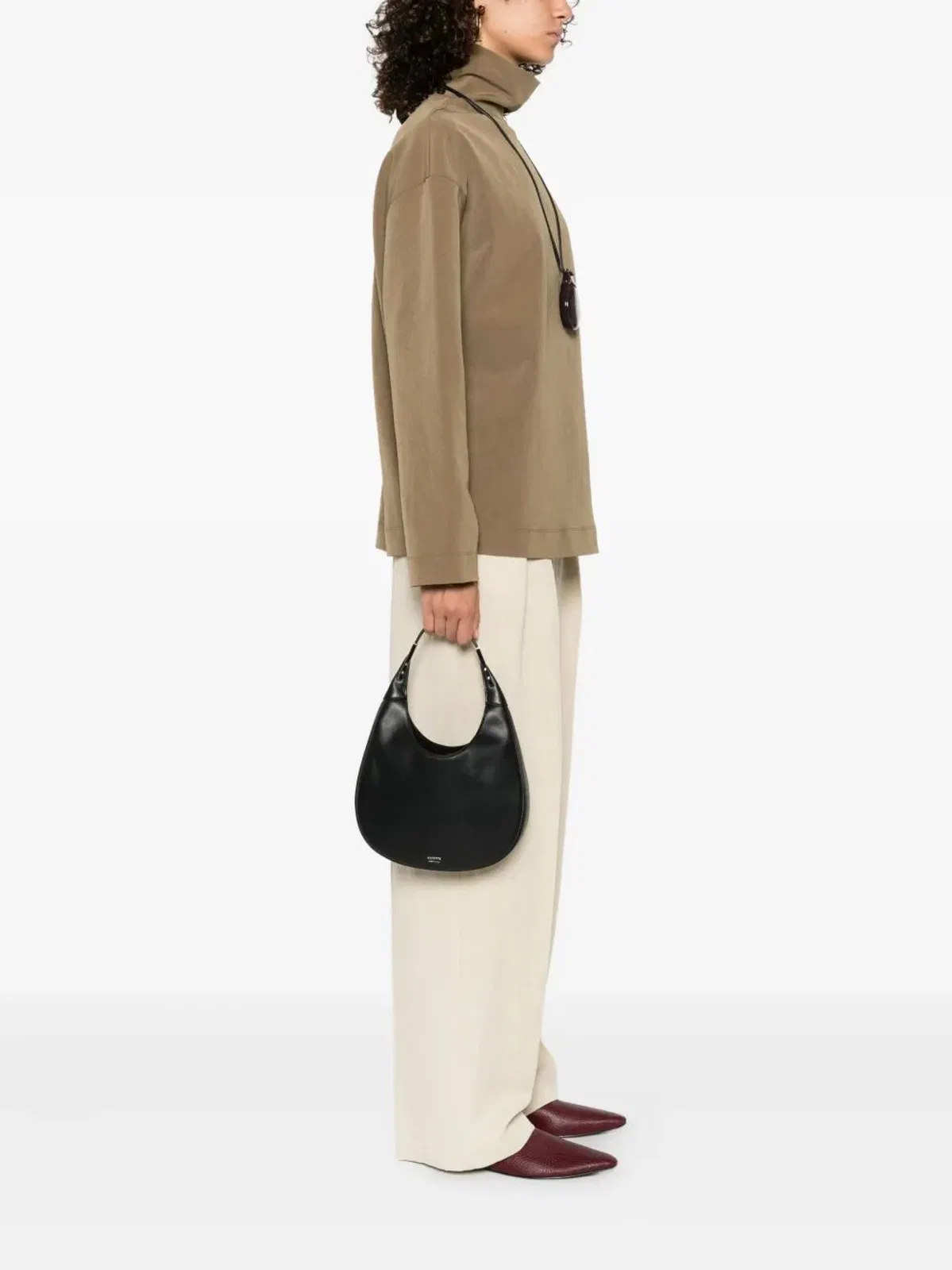 Savette "The Small Florence" Hobo In Smooth Calf