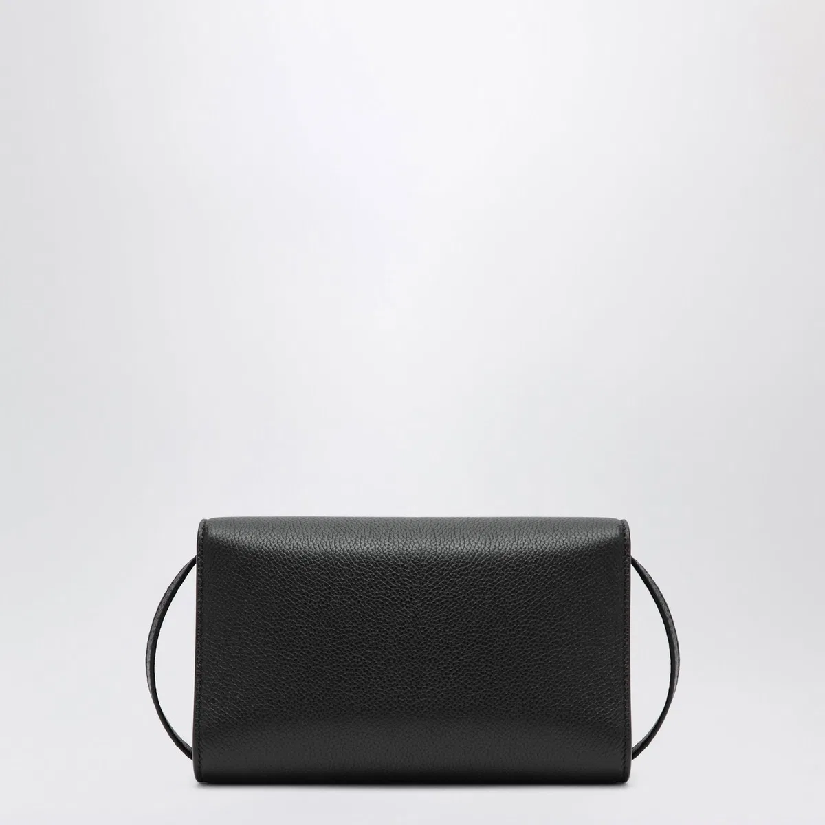 Savette Symmetry Mini Crossbody Bag In Black Lea