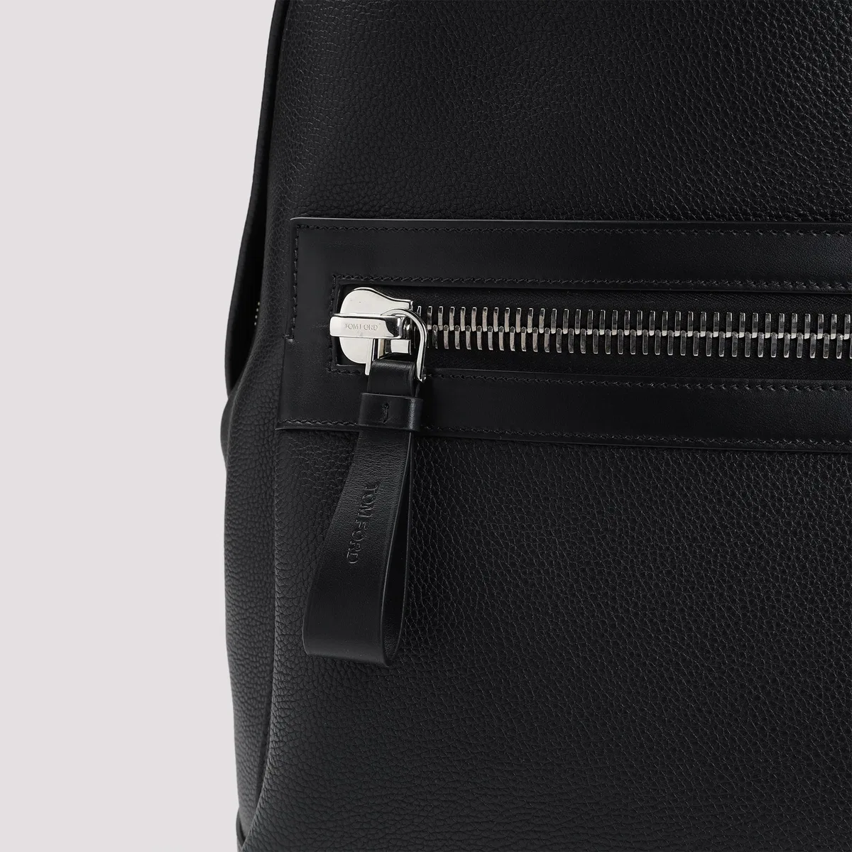 Tom Ford Black Calf Leather Backpack