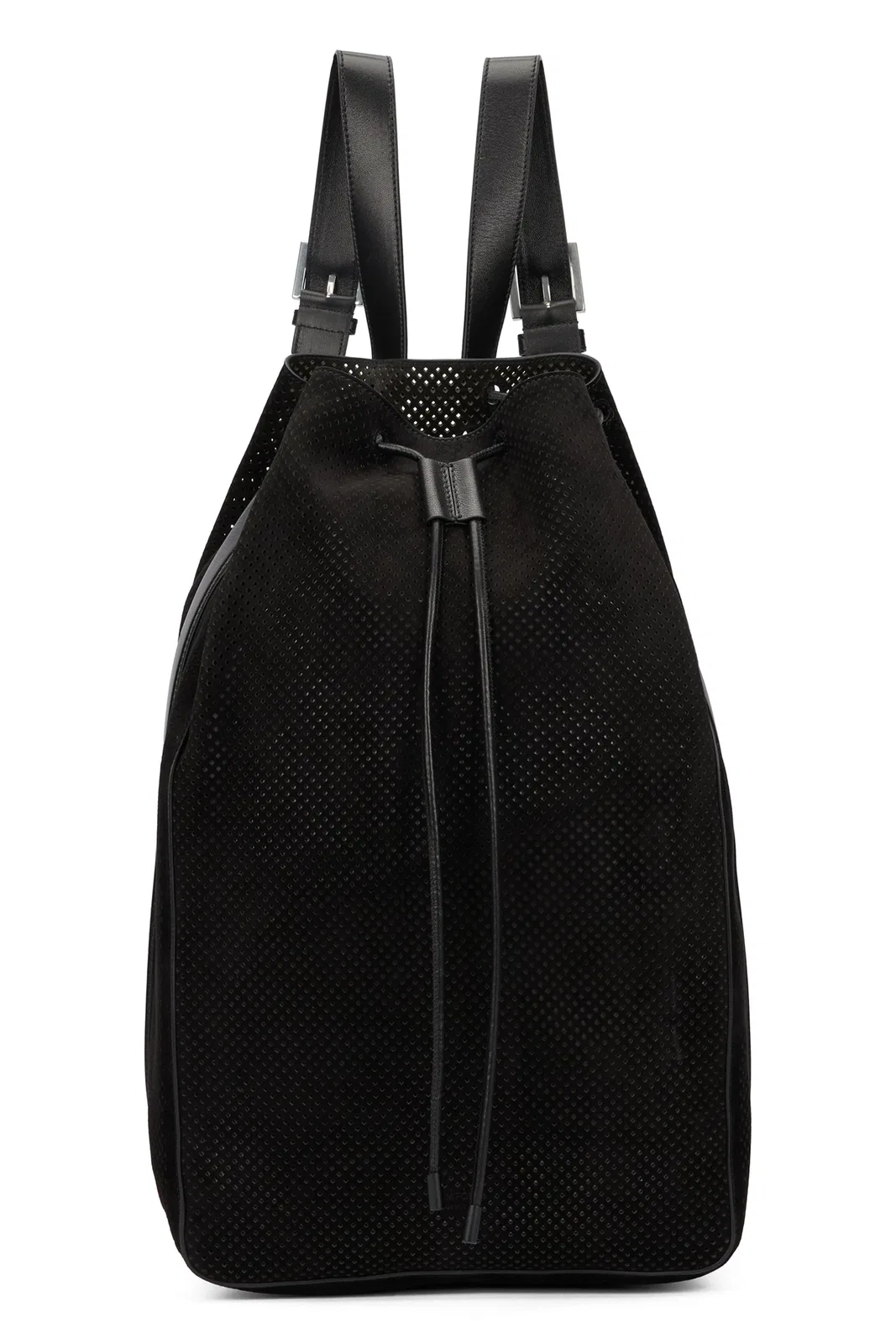 Tom Ford T-Line Backpack In Perforated Suede