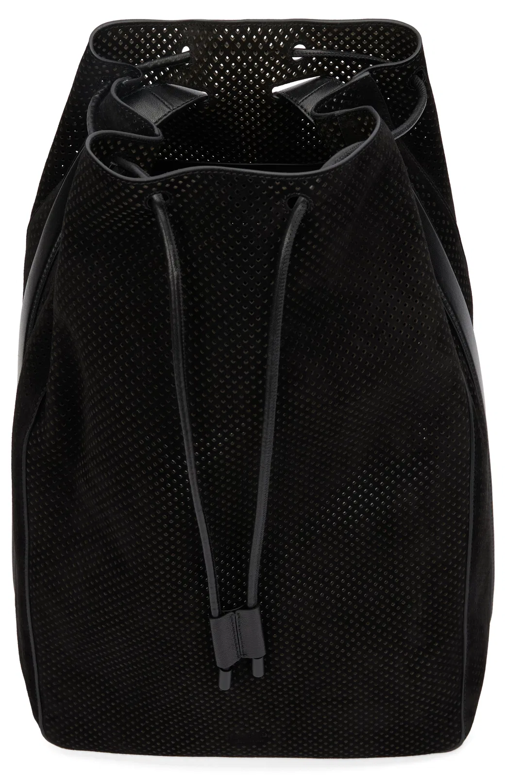 Tom Ford T-Line Backpack In Perforated Suede