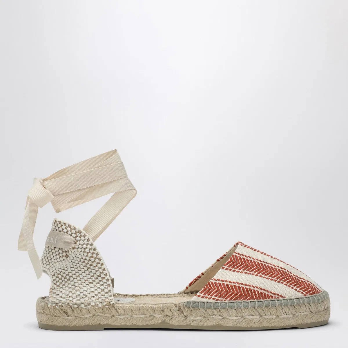 Manebí Low Espadrilles Ivory/Terracotta