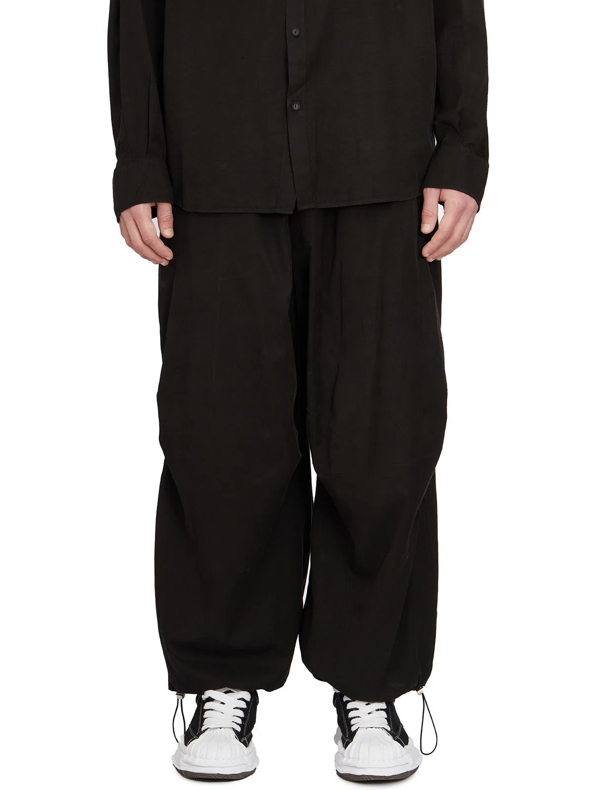 Andrea Ya'aqov Pantaloni Wide In Cupro E Cotone