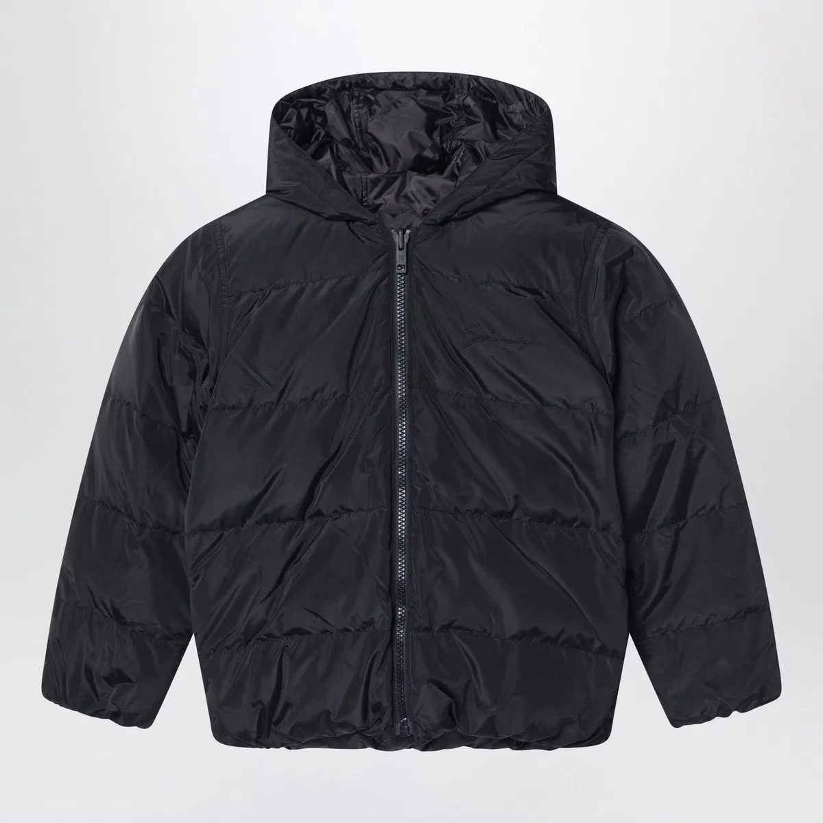 Givenchy Black Puffer Jacket With G Print