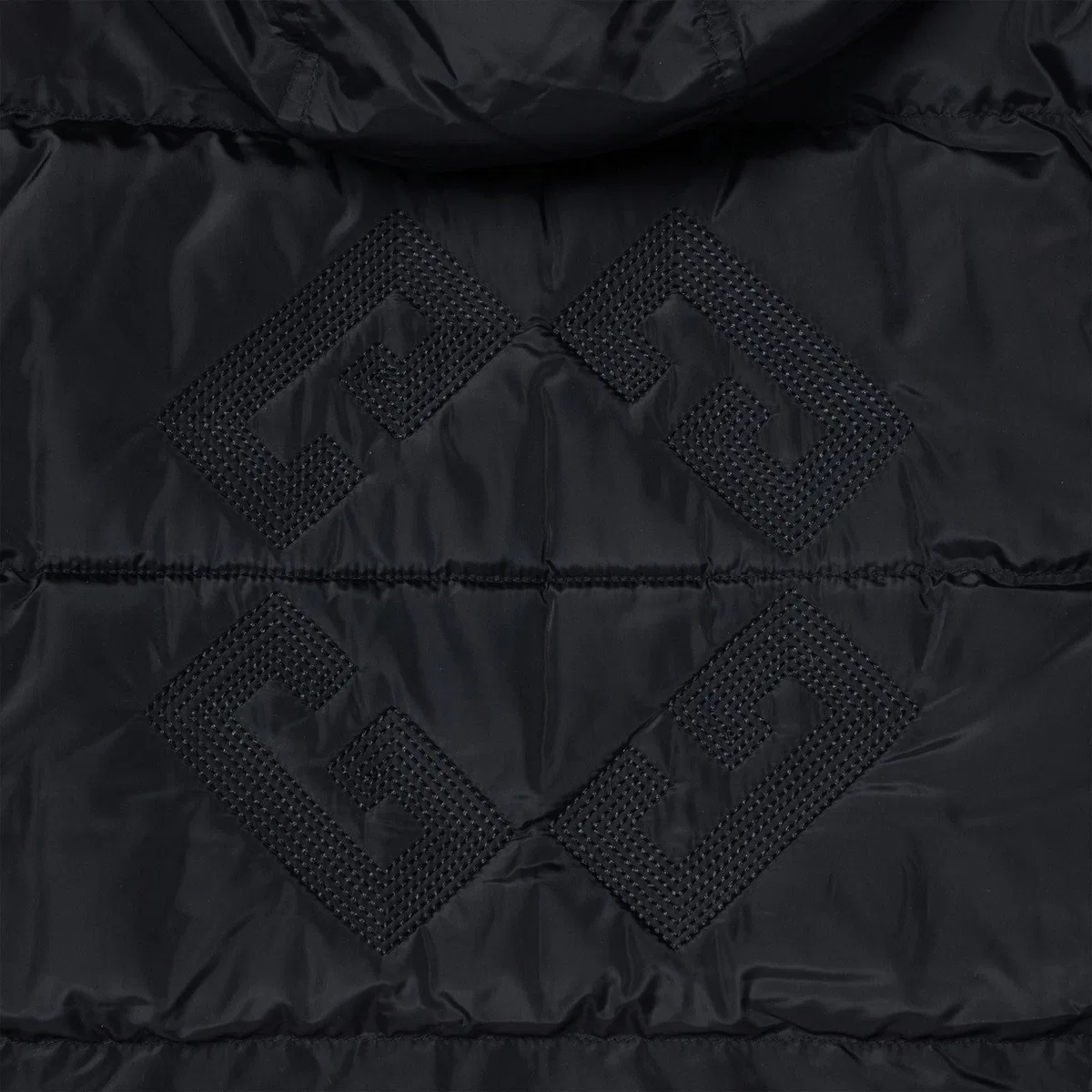 Givenchy Black Puffer Jacket With G Print