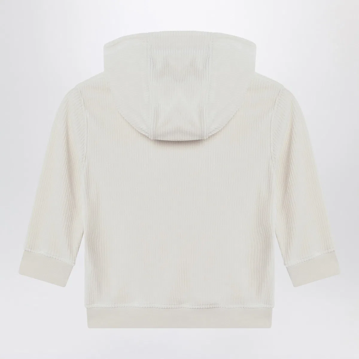 Givenchy Cream Ribbed Hoodie