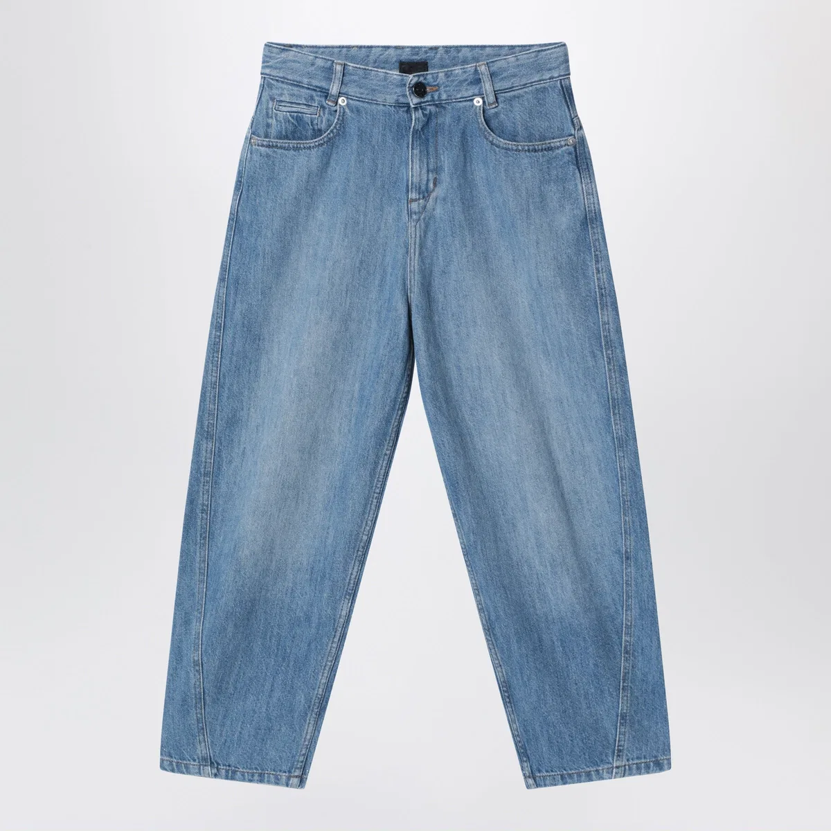 Givenchy Blue Jeans With Logo Embroidery