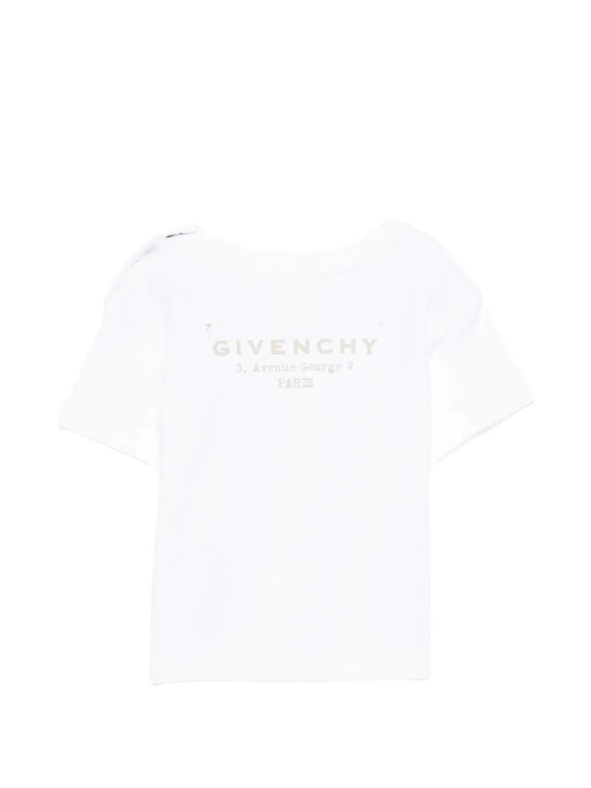 Givenchy Kids T-Shirt With Givenchy Stamp Print