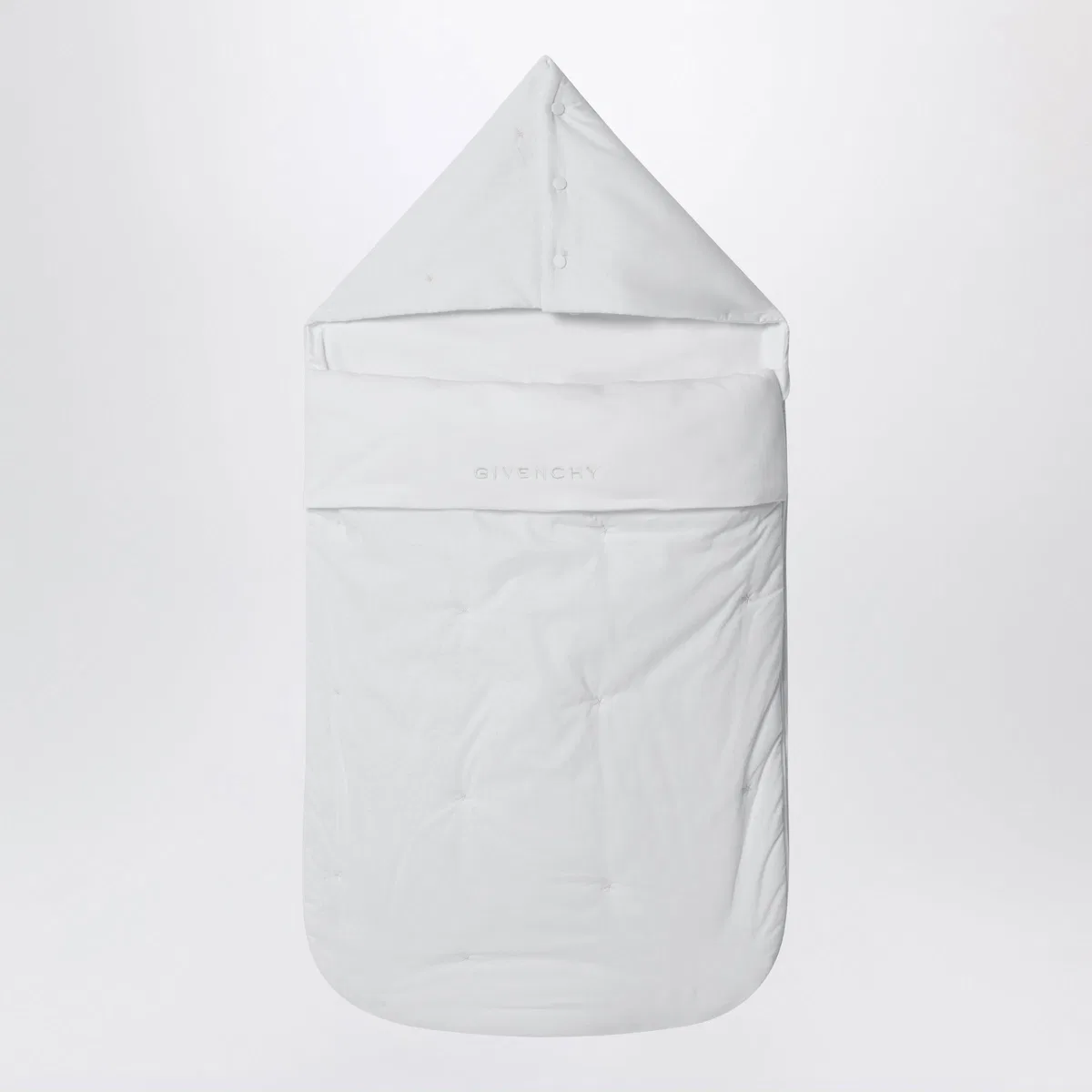 Givenchy White Sleeping Bag With Embroidered Logo