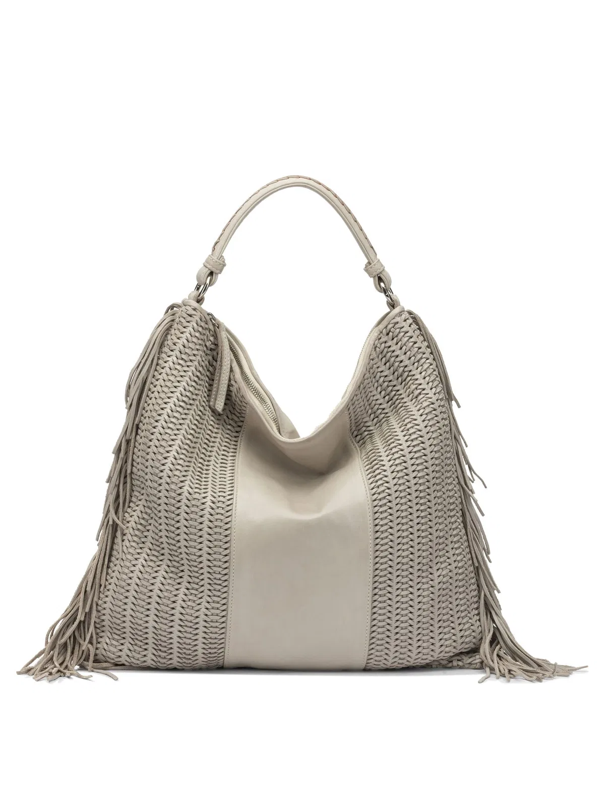 Giancarlo Nevola Beige Leather Shoulder Bag