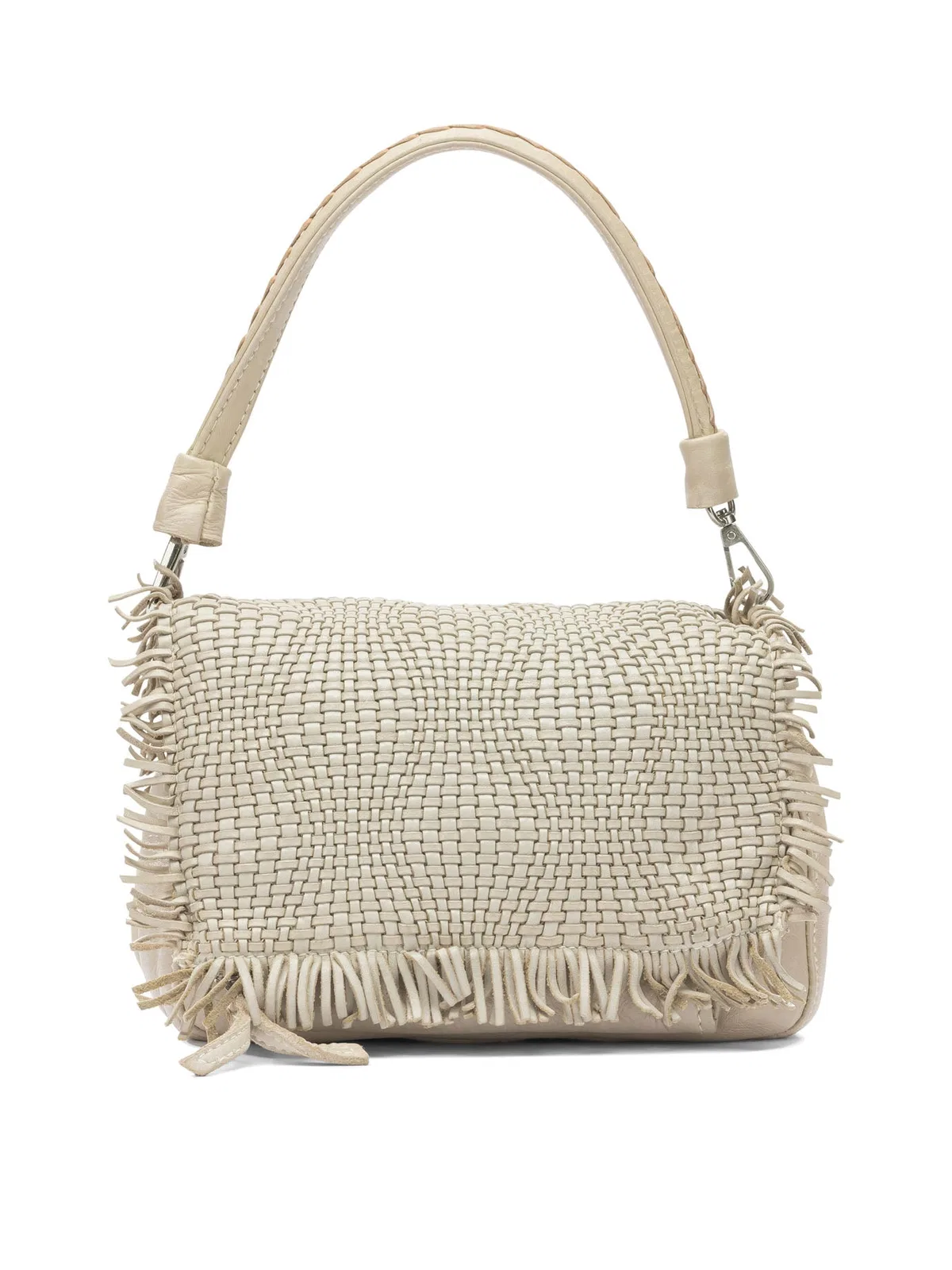 Giancarlo Nevola Beige Leather Shoulder Bag