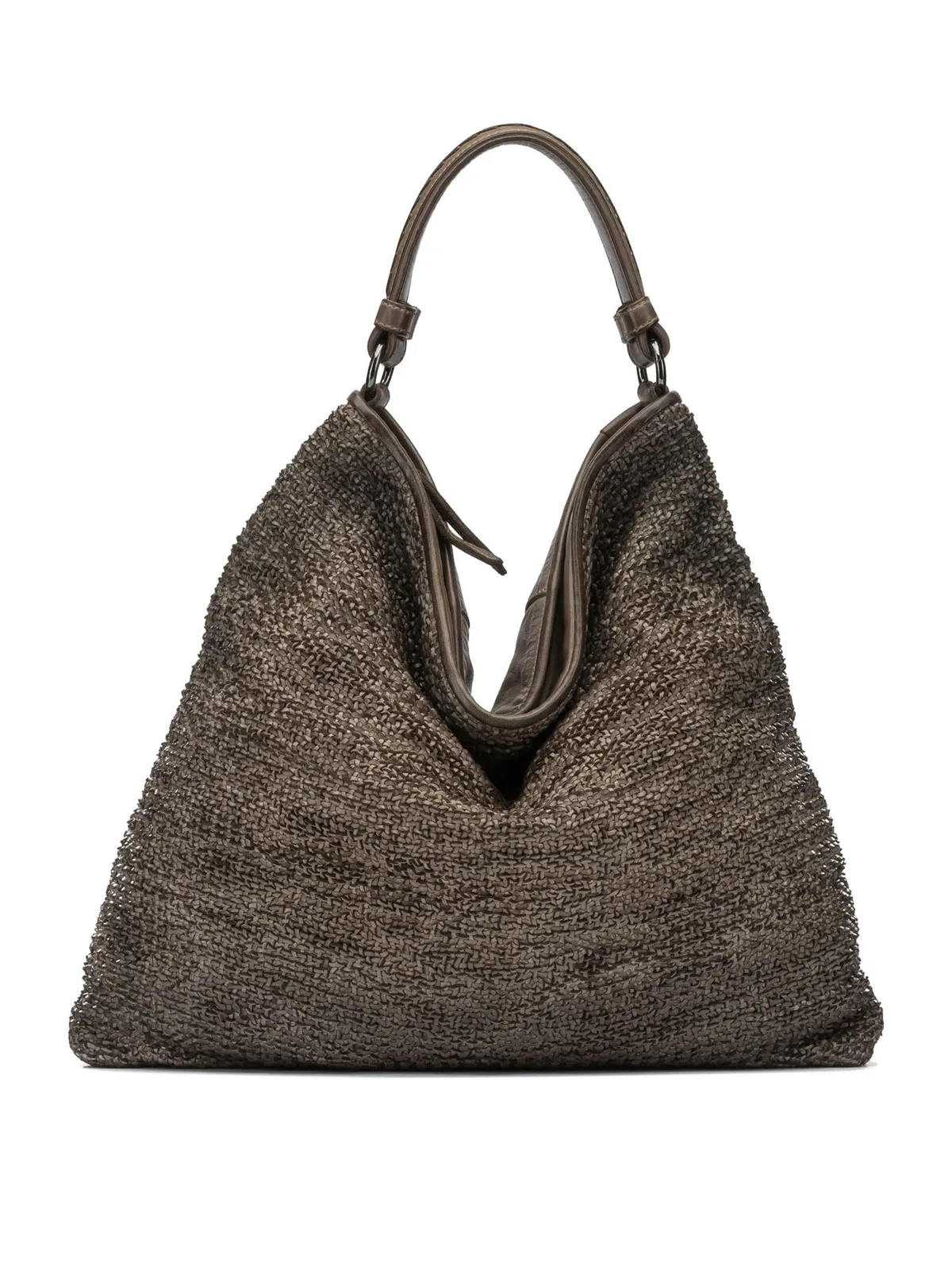 Giancarlo Nevola Brown Leather Shoulder Bag