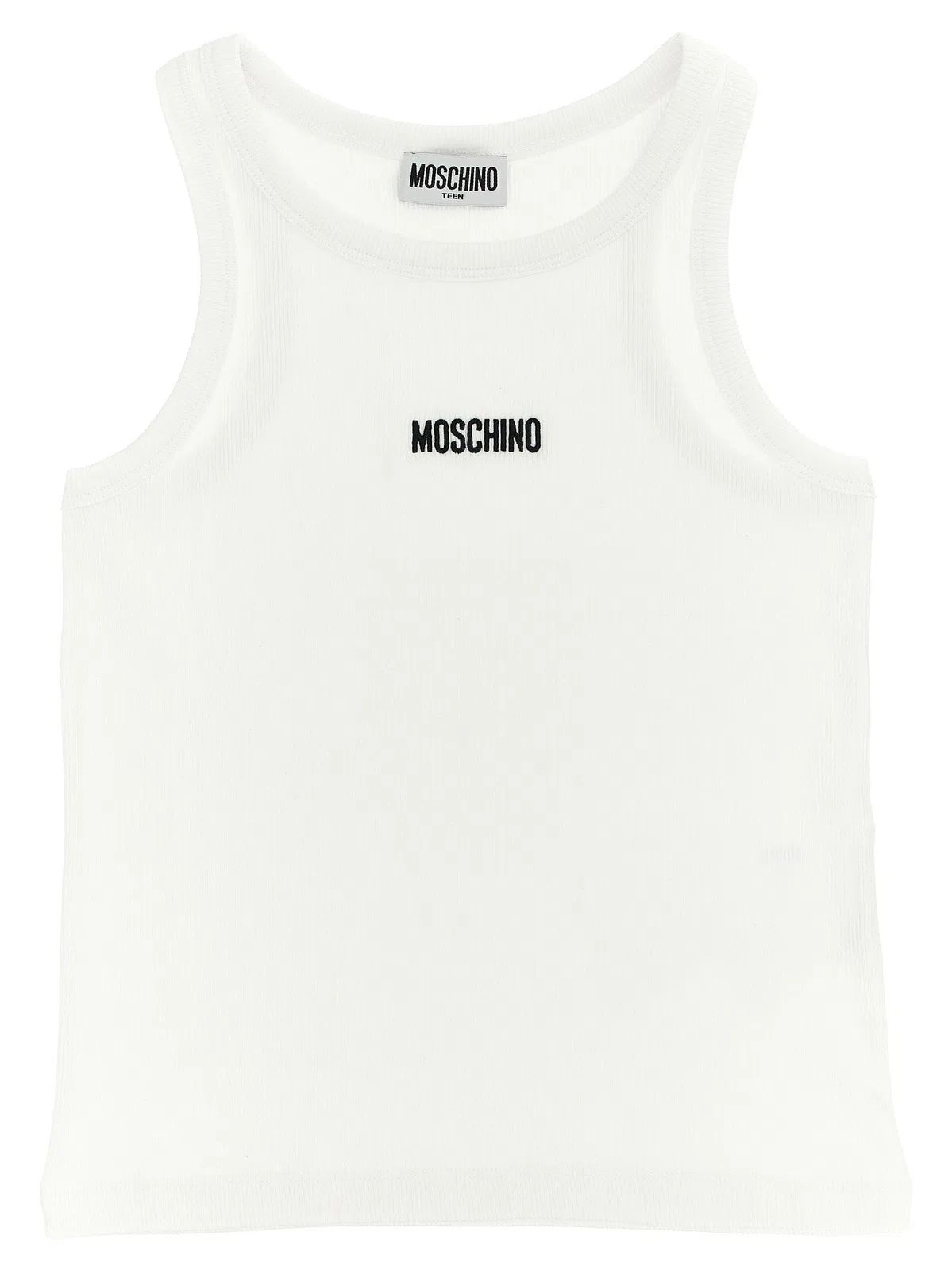 Moschino KID TEEN Tank Top Lettering Logo