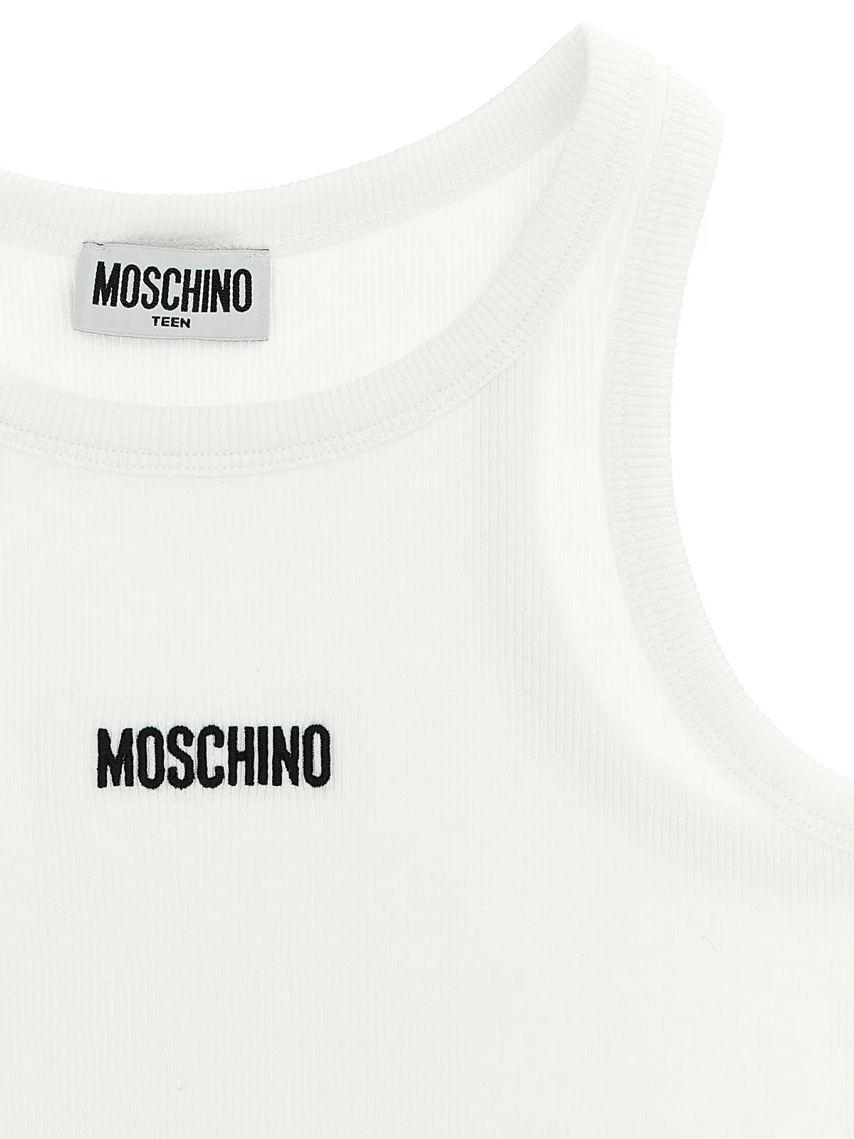 Moschino KID TEEN Tank Top Lettering Logo