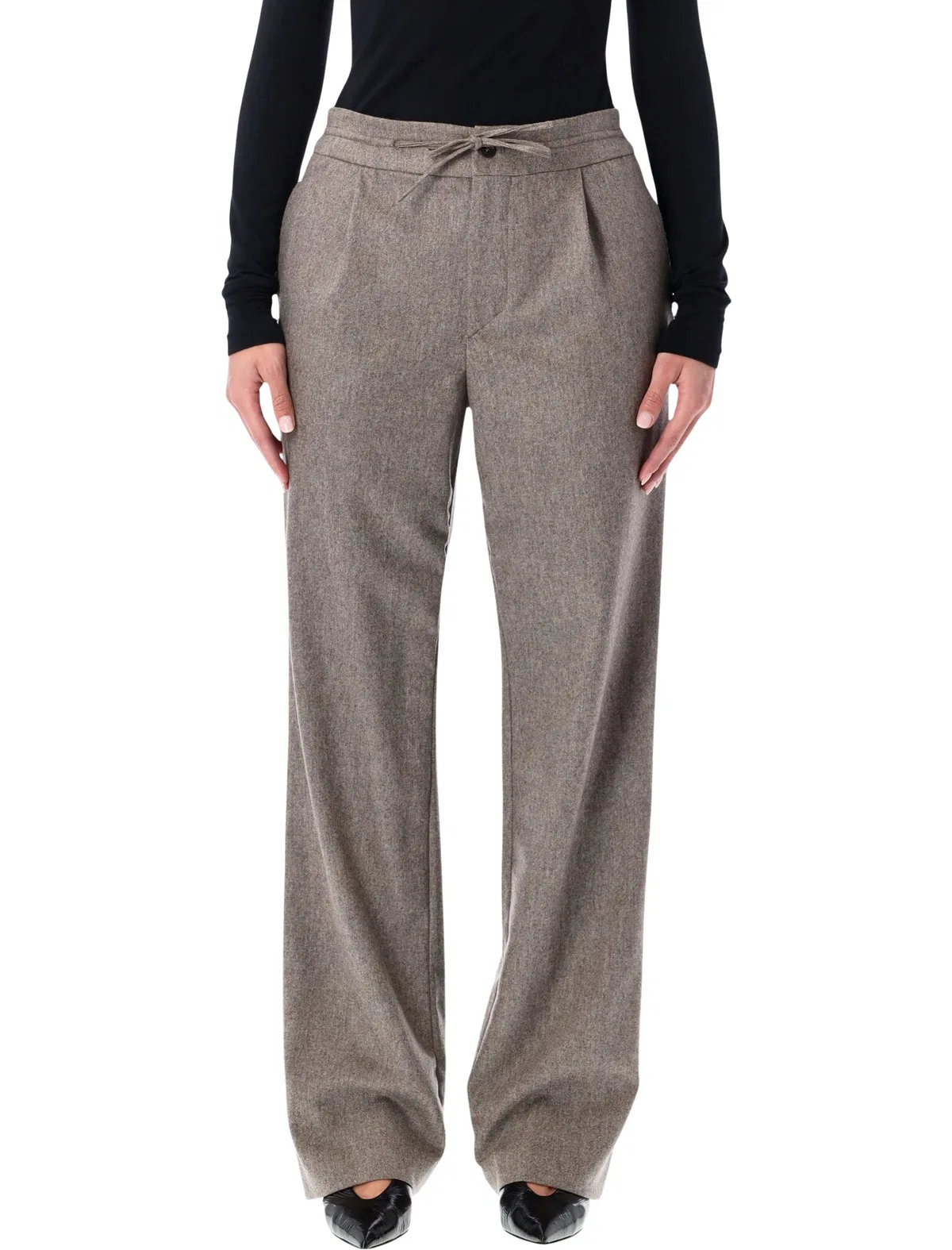 Loulou De Saison Harlem Wool-Blend Flannel Trou