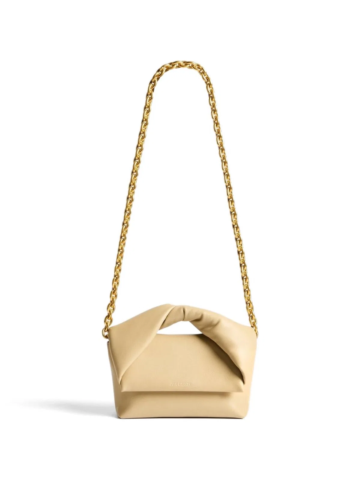 JW Anderson Beige Full Grain Lamb Leather Handbag
