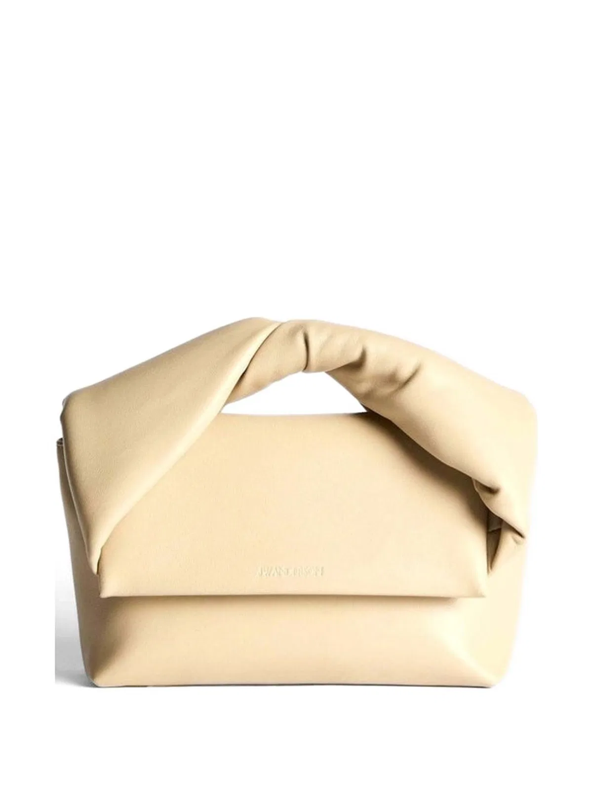 JW Anderson Beige Full Grain Lamb Leather Handbag
