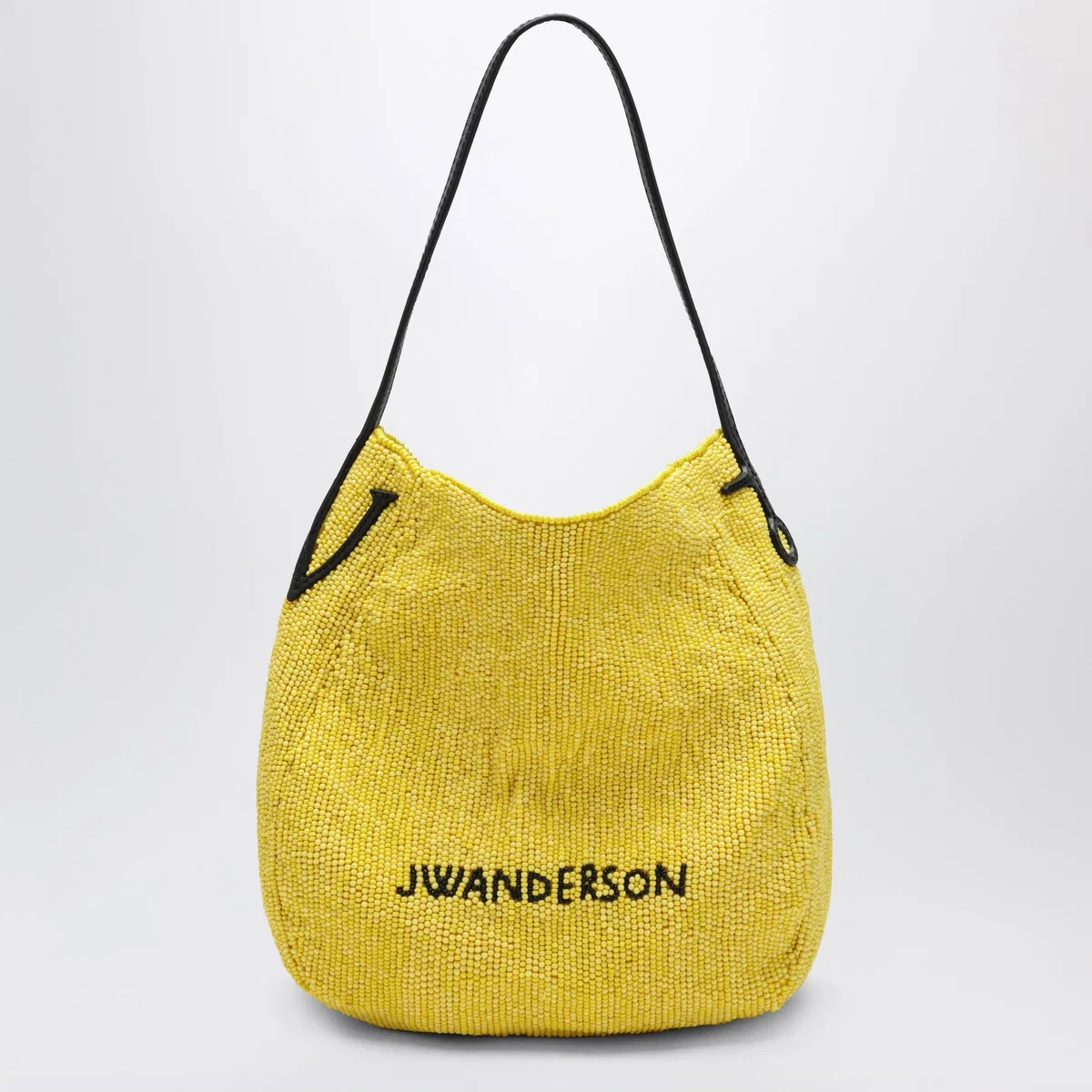 JW Anderson Small Bulb Beaded Bag In Yellow