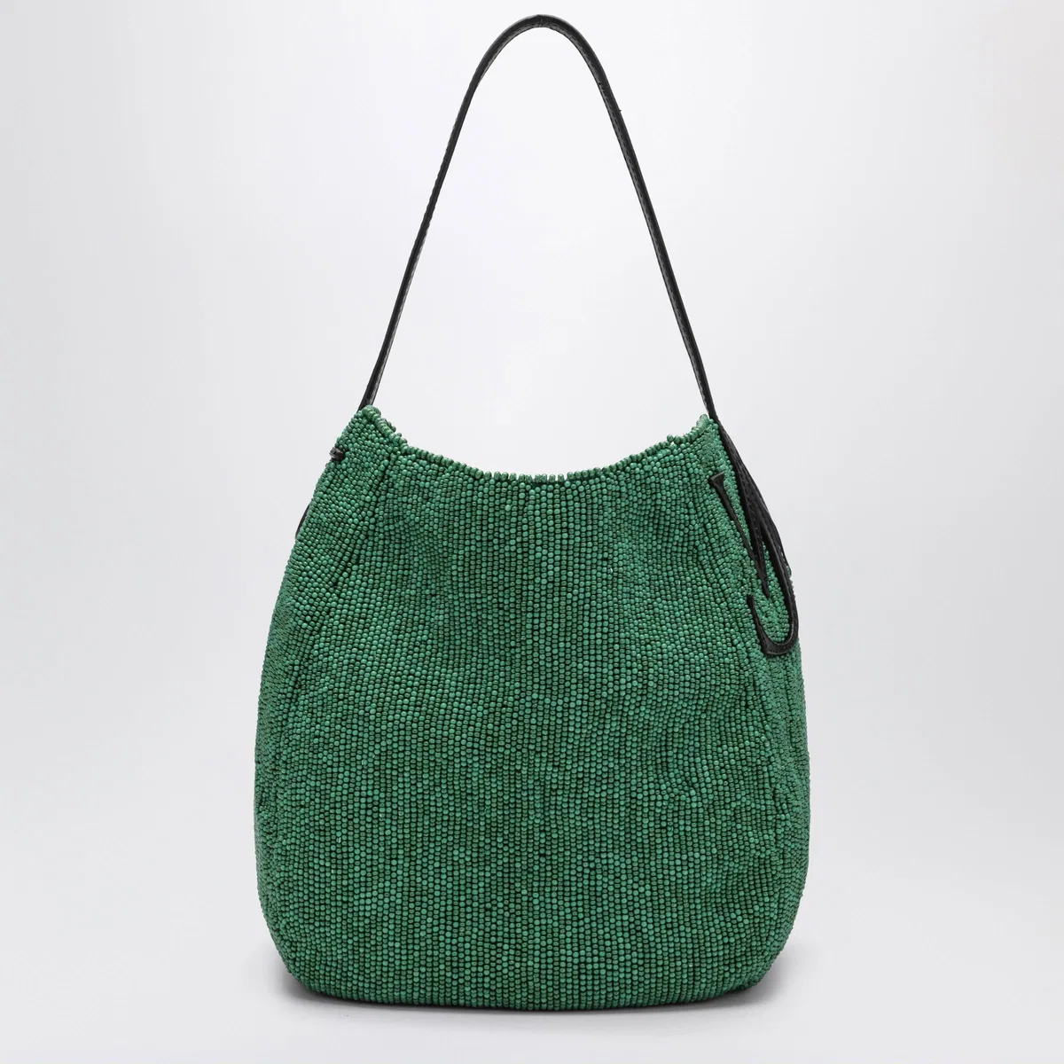 JW Anderson Small Bulb Beaded Bag In Green