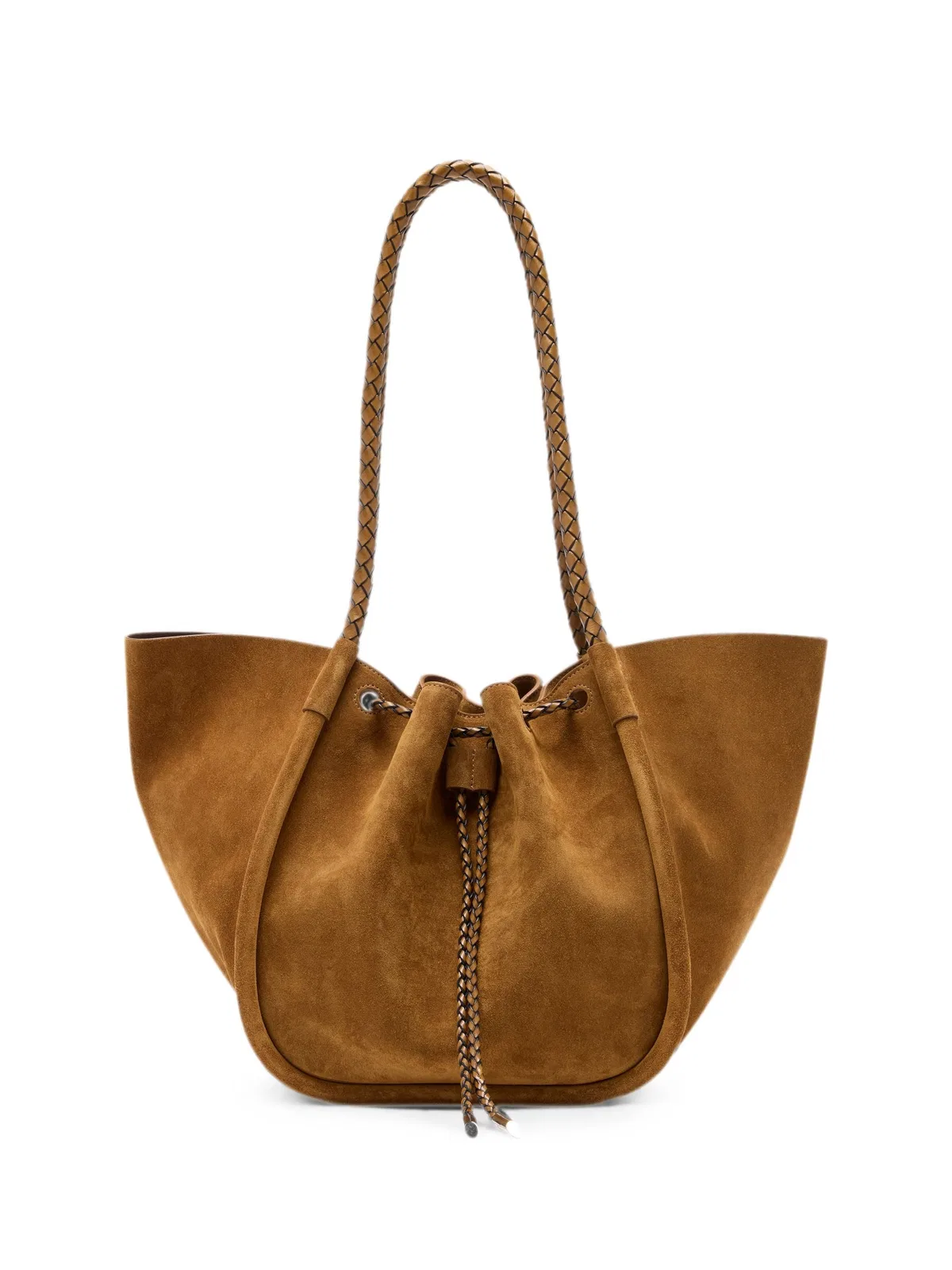 Proenza Schouler Cow Leather Polyurethane Large Ruched To