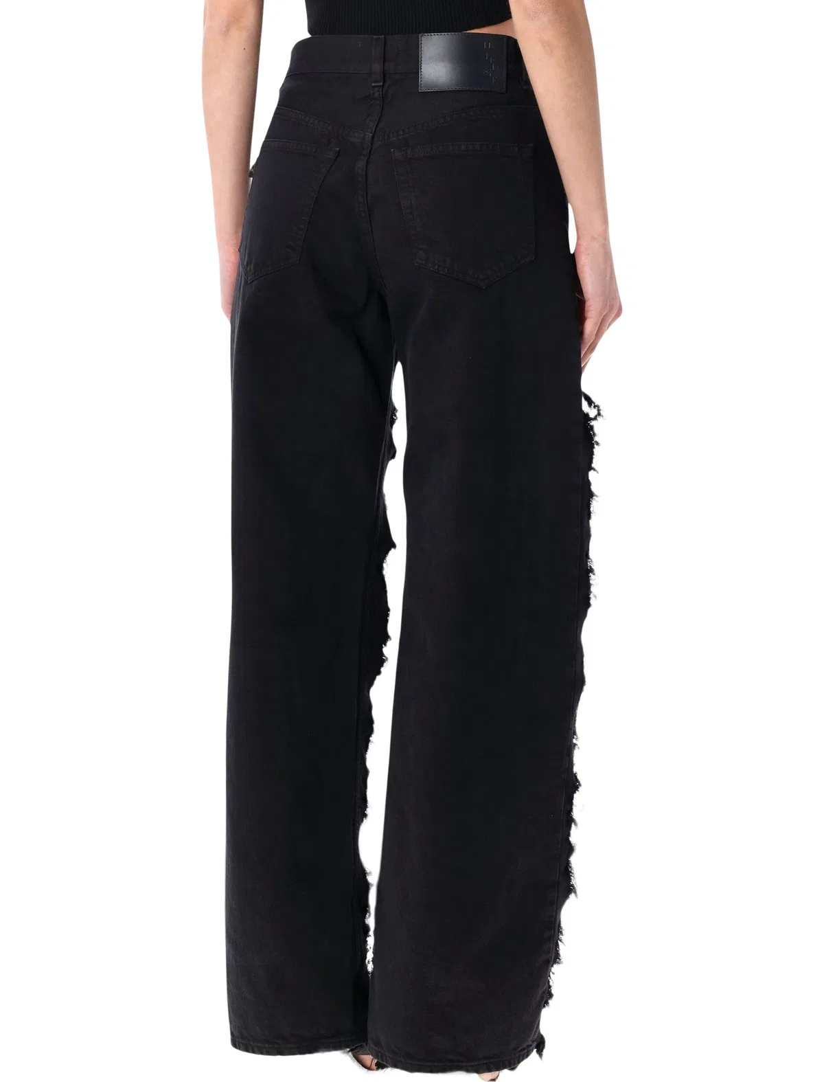 Haikure Bonnie Satin Bull Boyfriend Pants