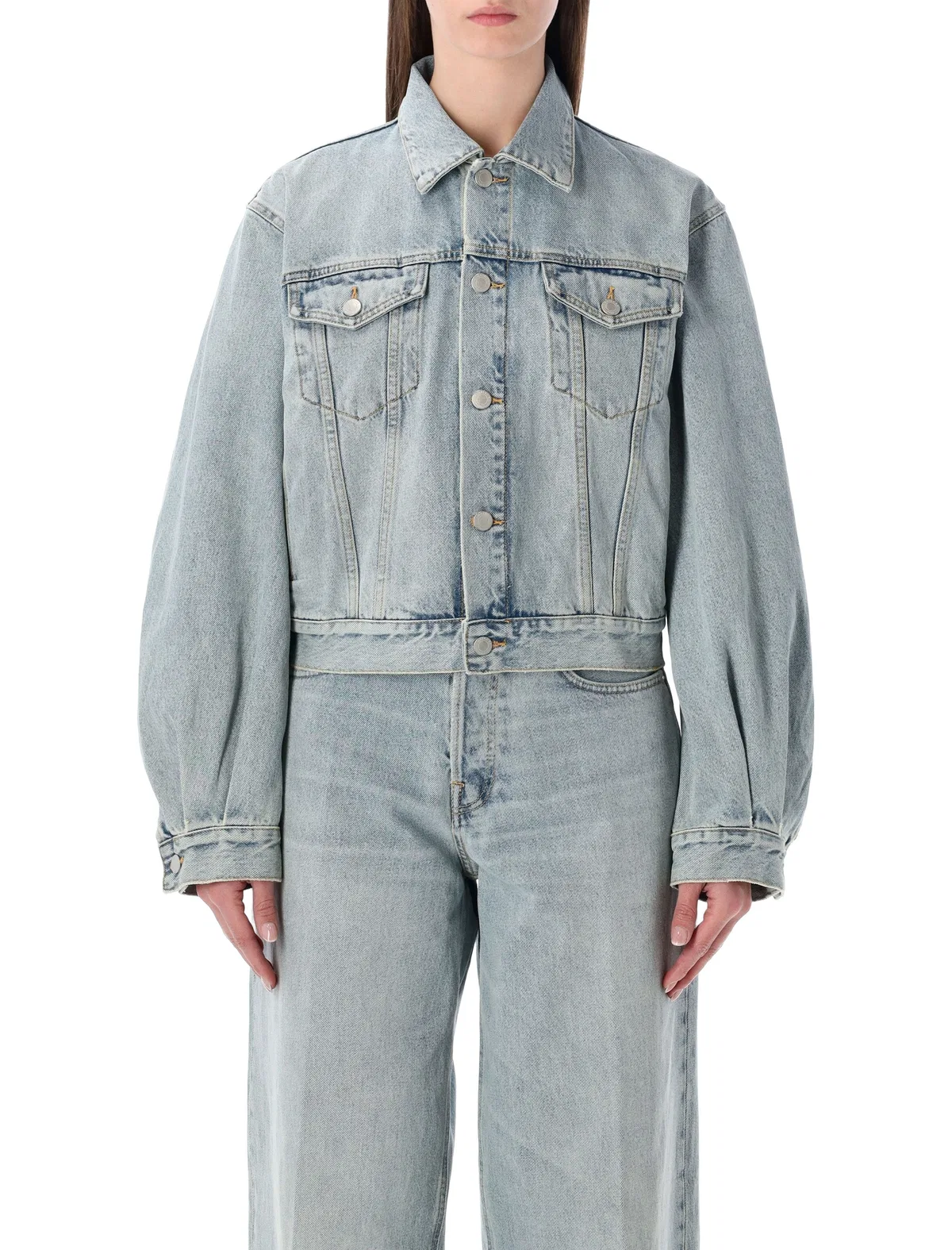 Haikure Simon Light-Wash Denim Jacket