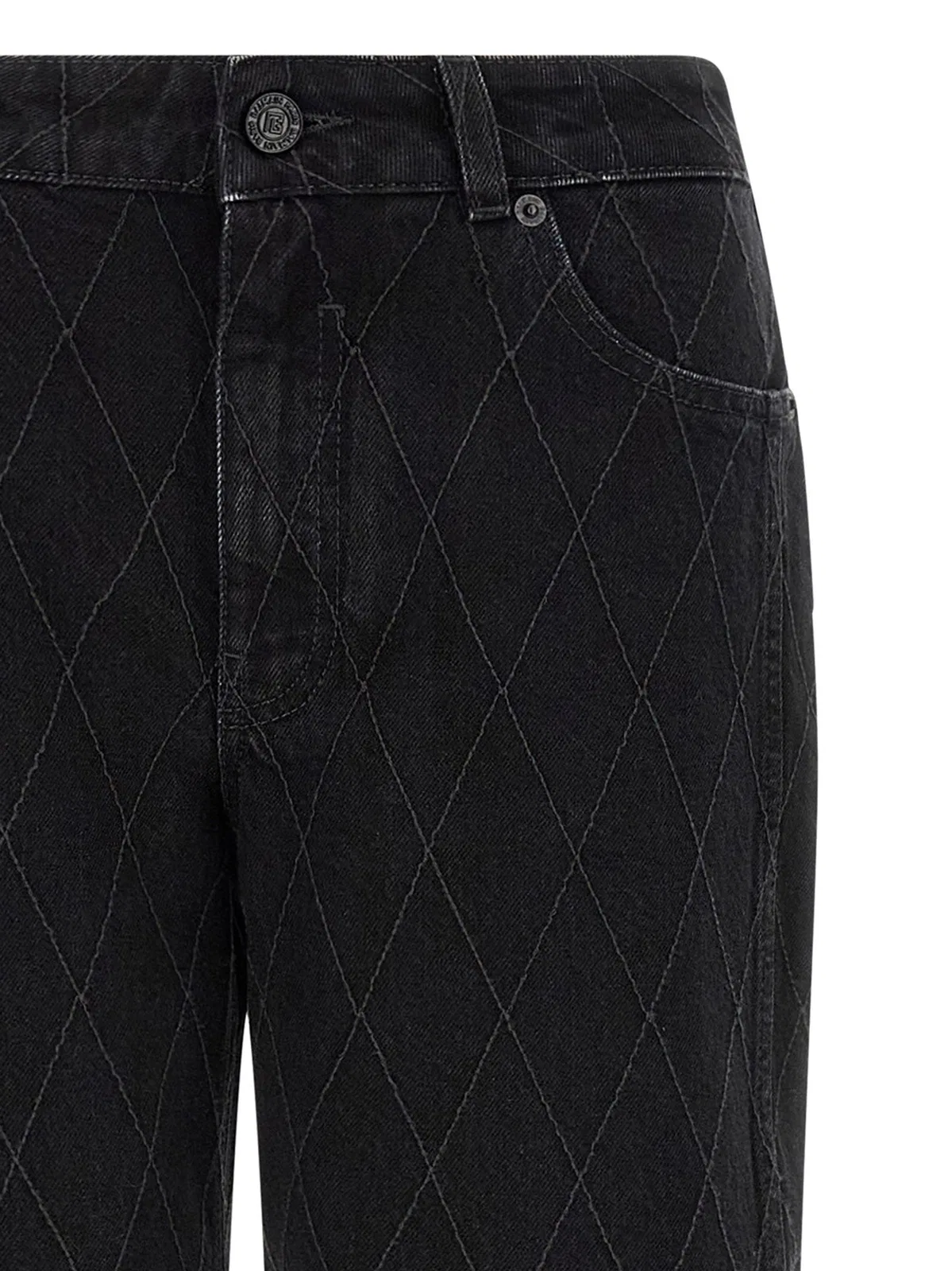 Balmain Diamond-Shaped Jeans