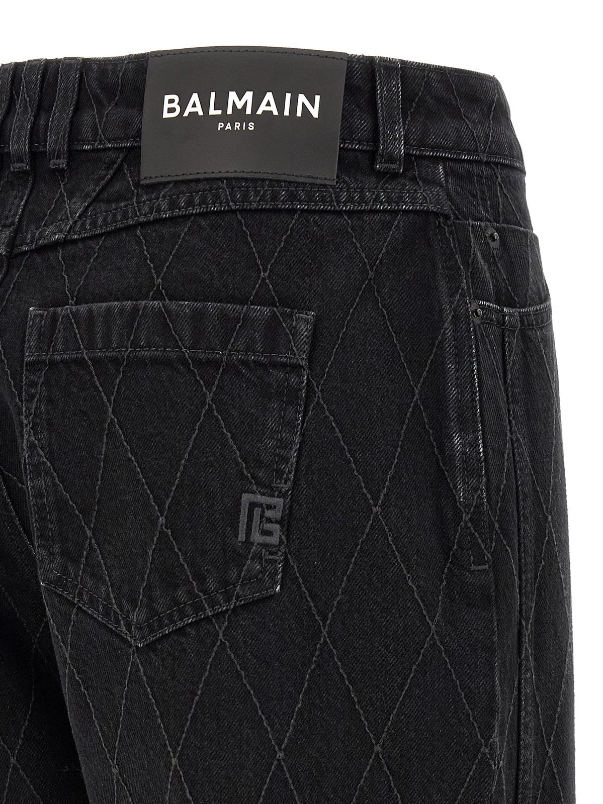Balmain Diamond-Shaped Jeans