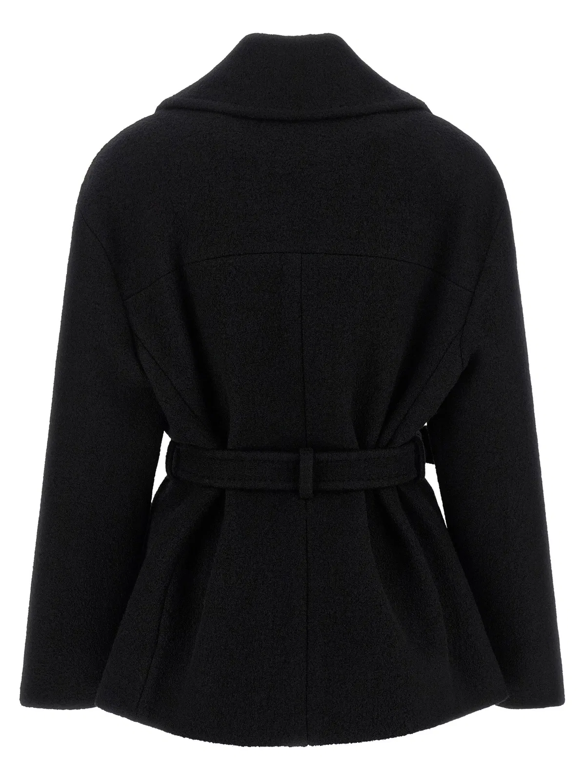 Balmain 'Anthem' Belted Caban