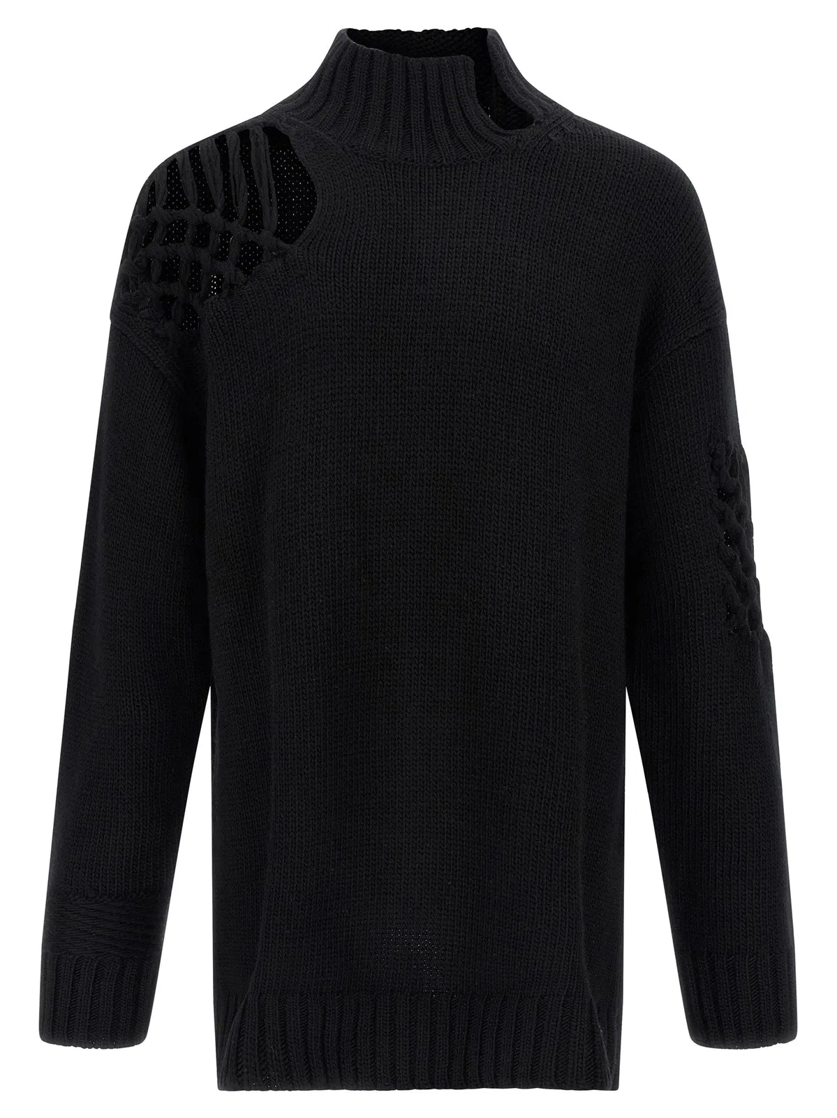 Yohji Yamamoto Macramé Insert Sweater