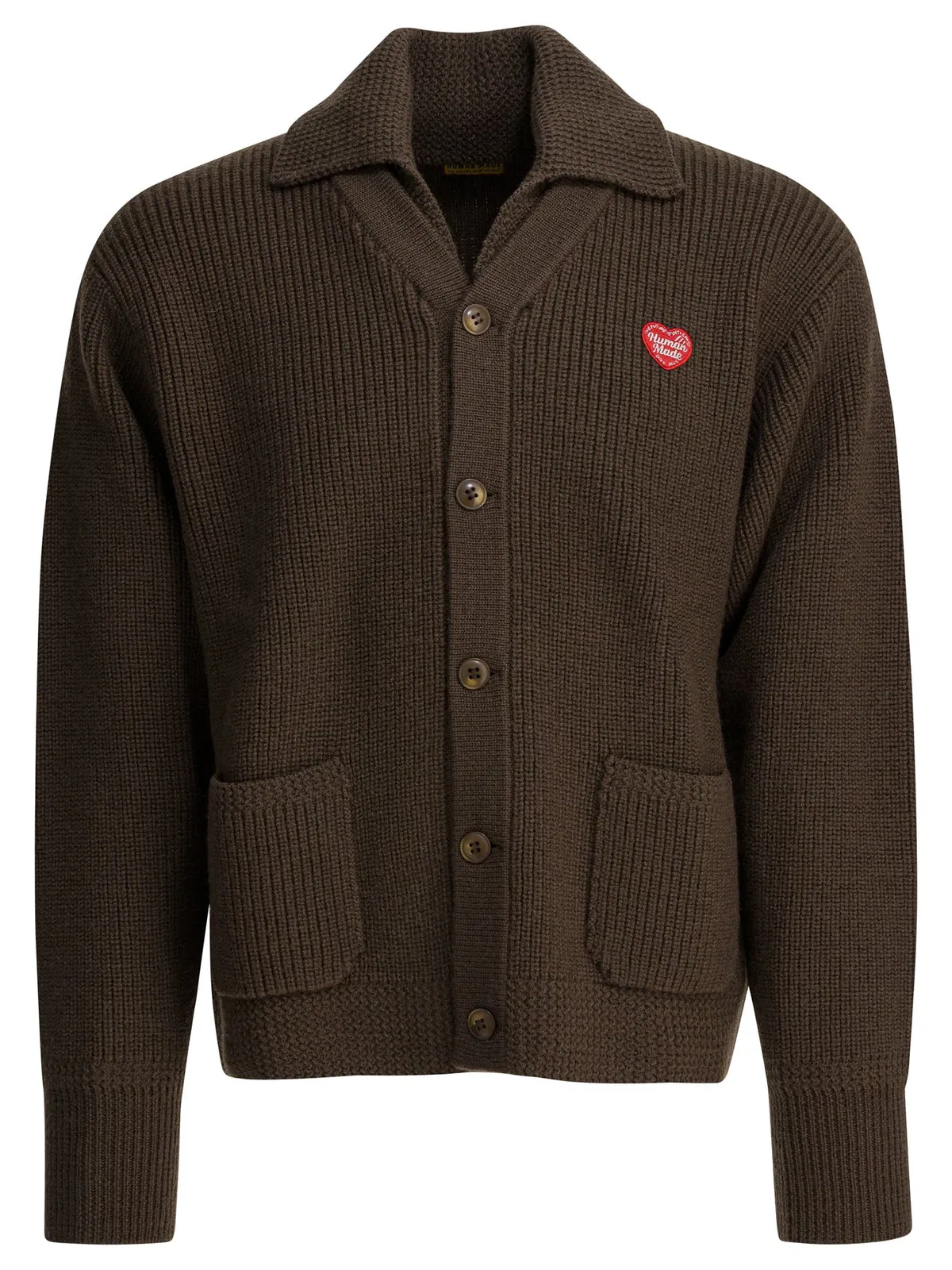 Human Made Brown Wool Knitwear
