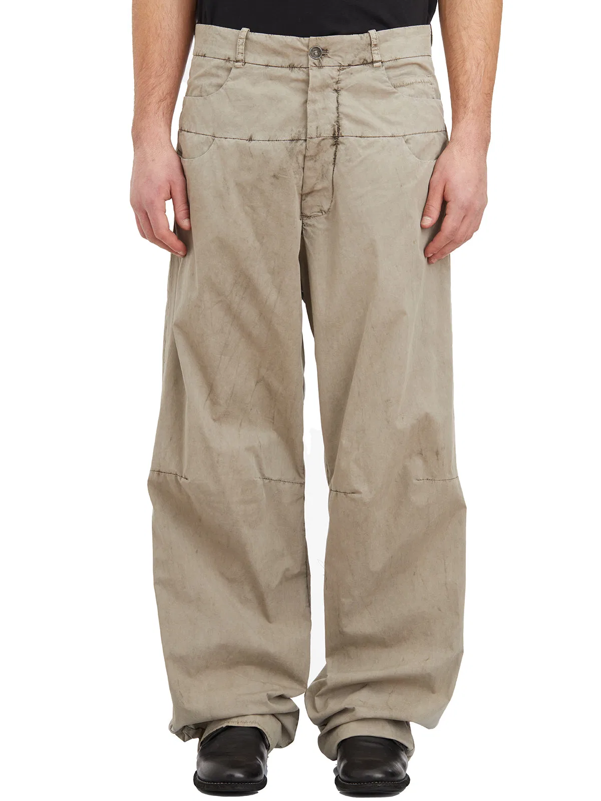 Masnada Pantalone Ampio In Cotone