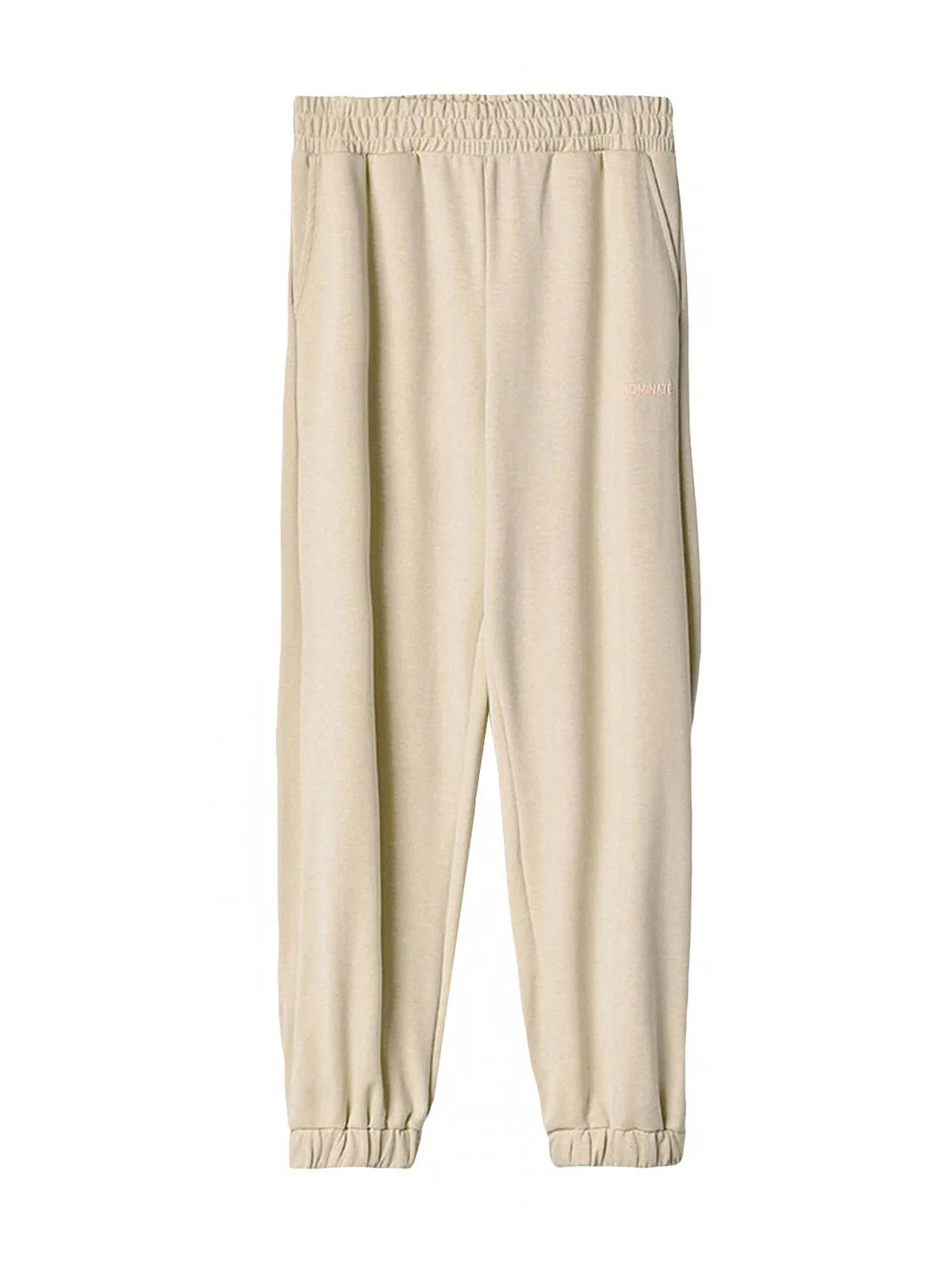 Hinnominate Beige Viscose Polyester Elastan Pants