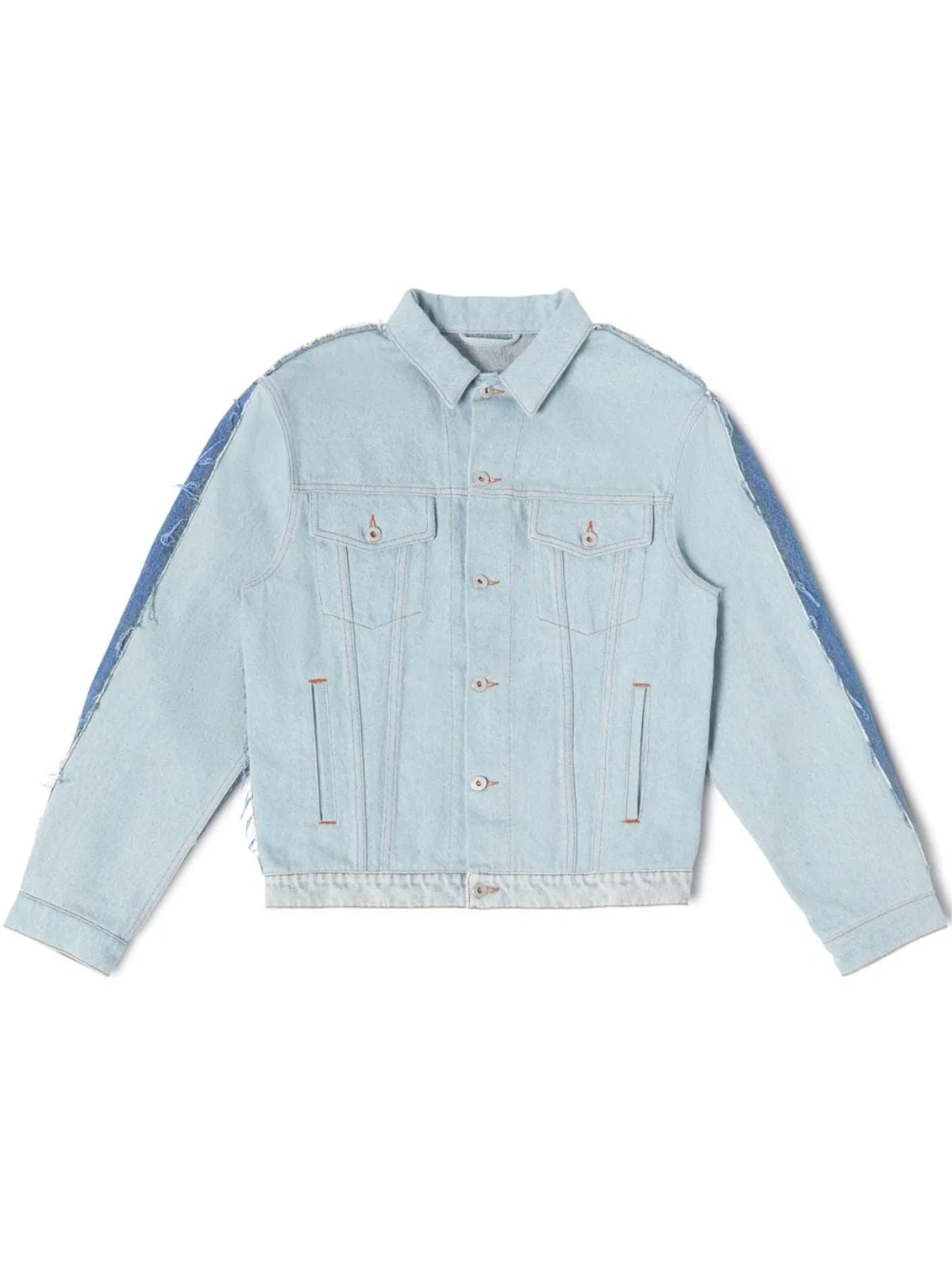 Heron Preston Light Blue Denim Jacket.