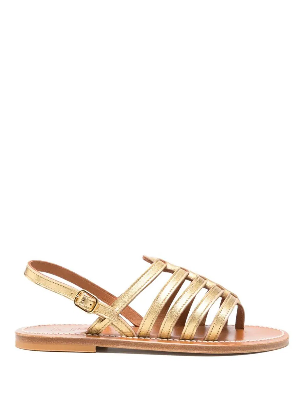 KJacques Homere Metallic Leather Sandals