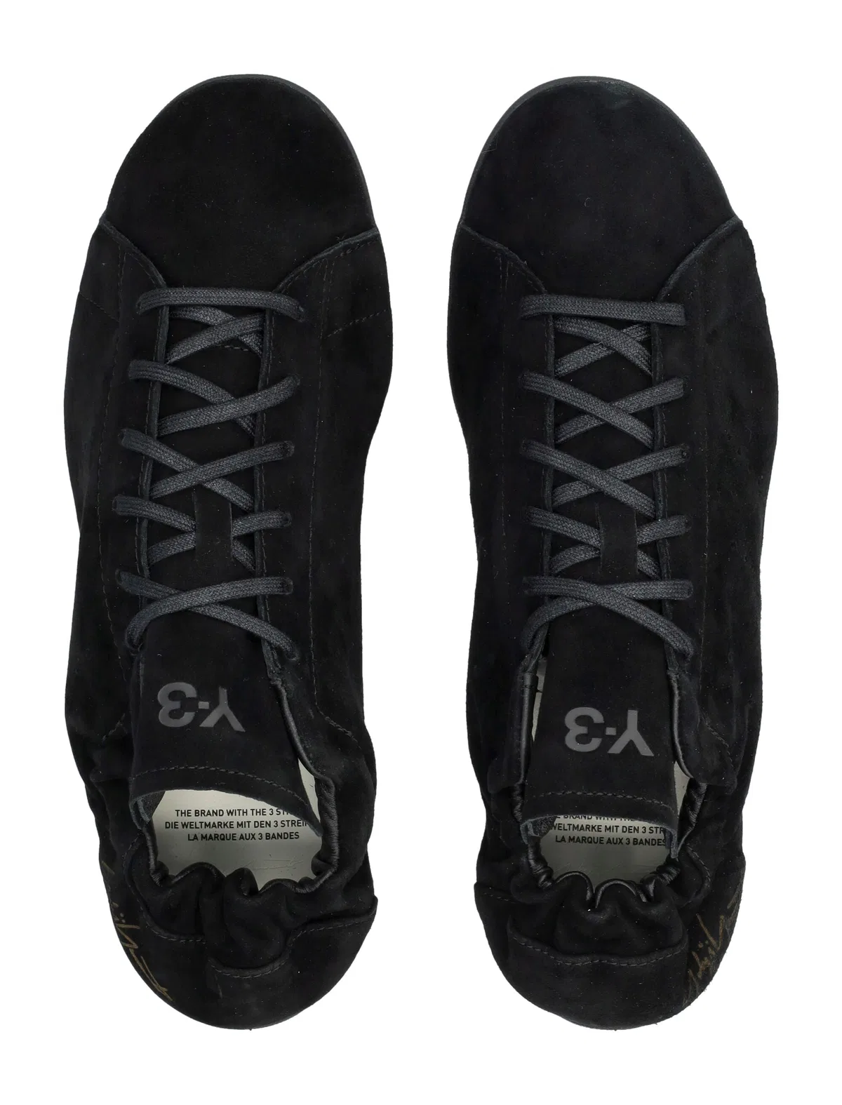 Y-3 Black Suede Stan Smith Lo Pro Sneakers