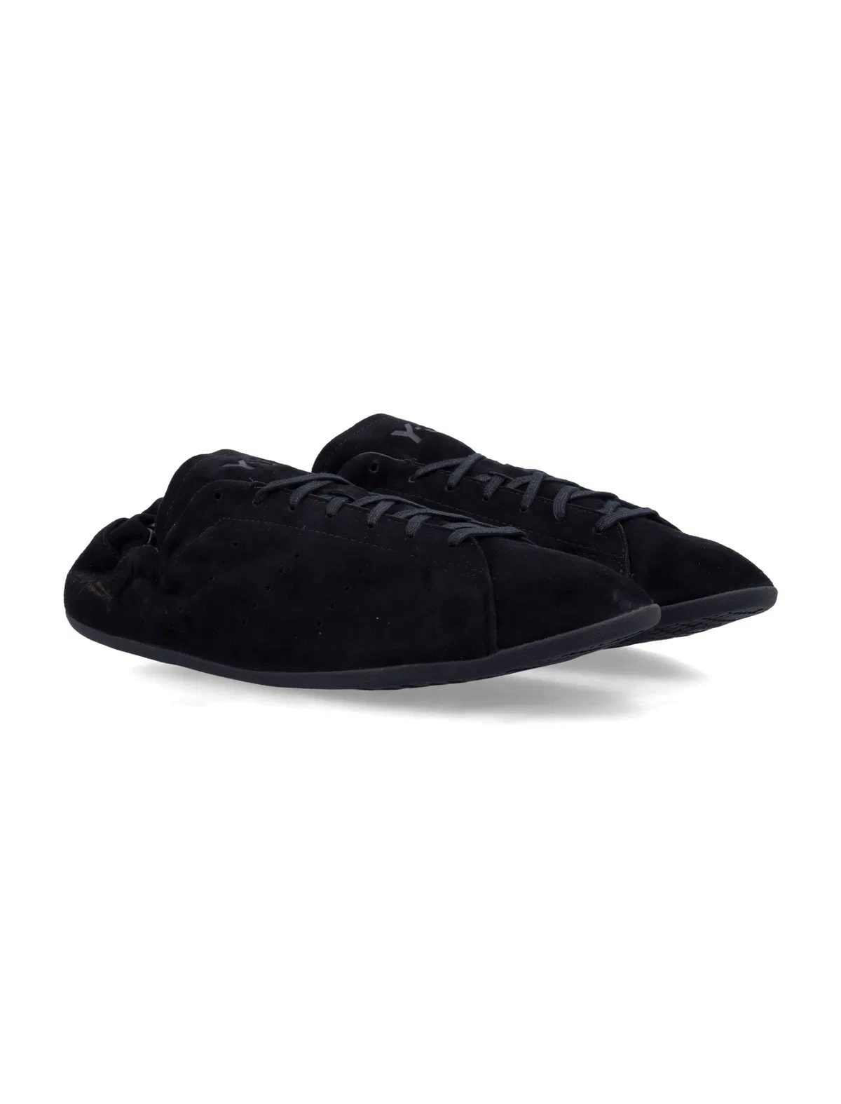 Y-3 Black Suede Stan Smith Lo Pro Sneakers