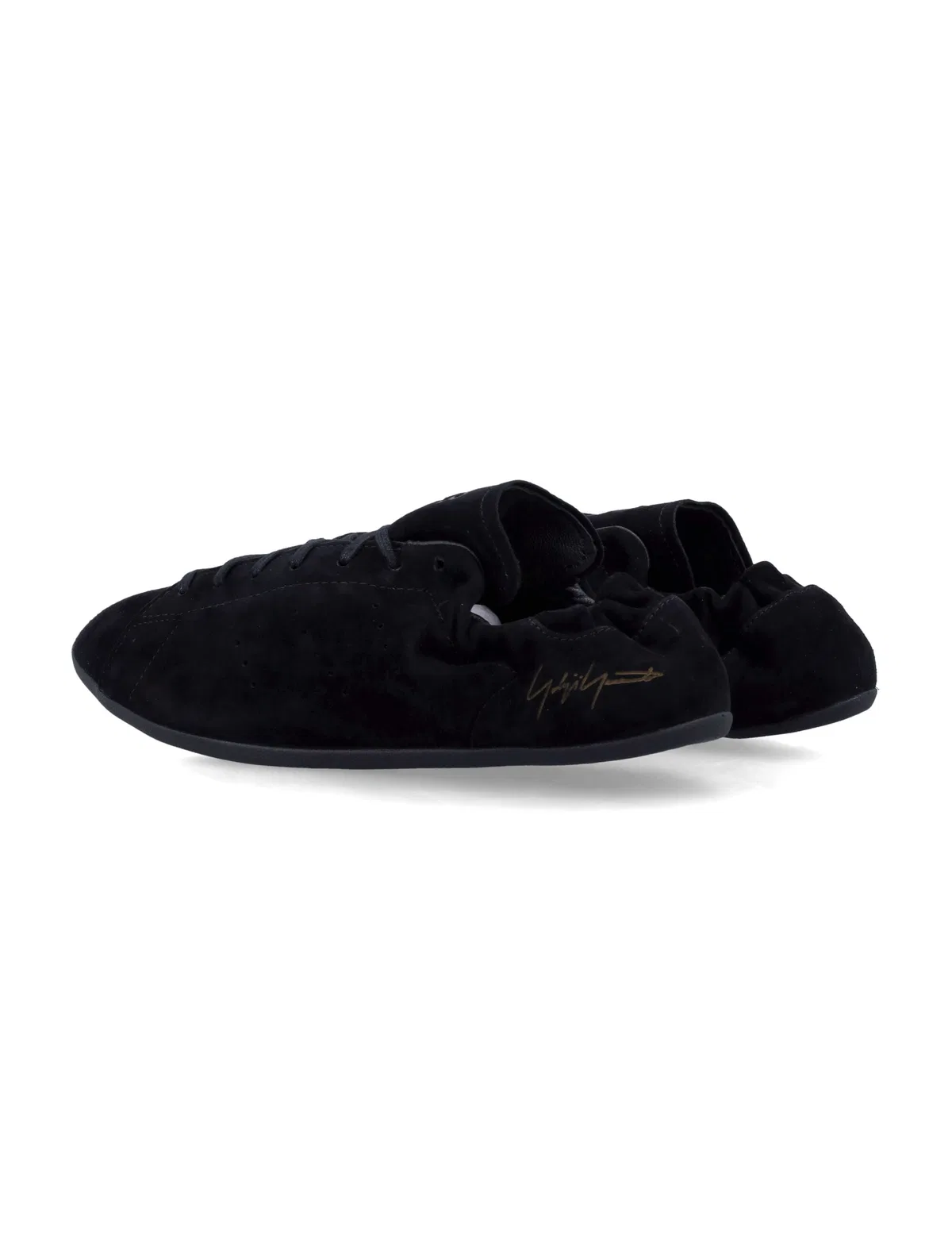 Y-3 Black Suede Stan Smith Lo Pro Sneakers