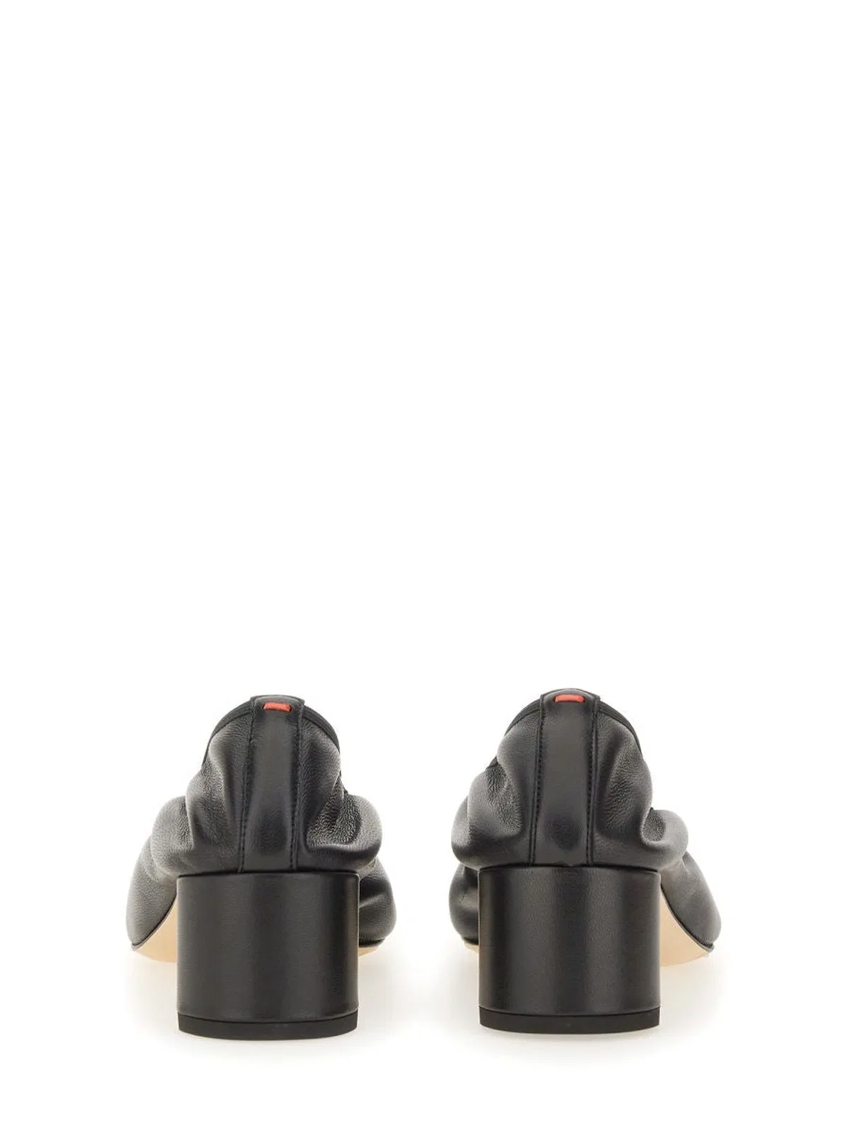 Aeyde Black Nappa Leather High Heels