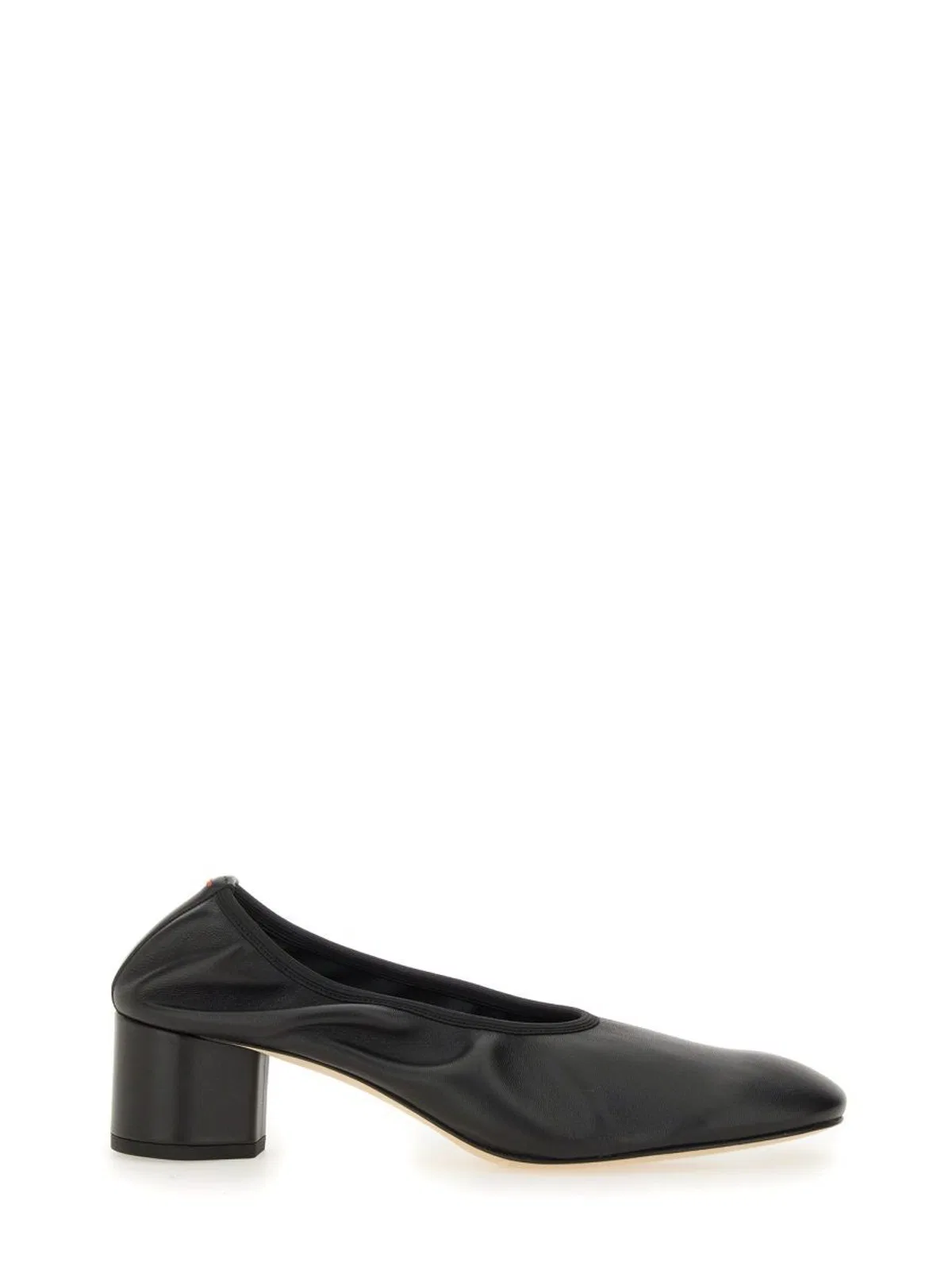 Aeyde Black Nappa Leather High Heels