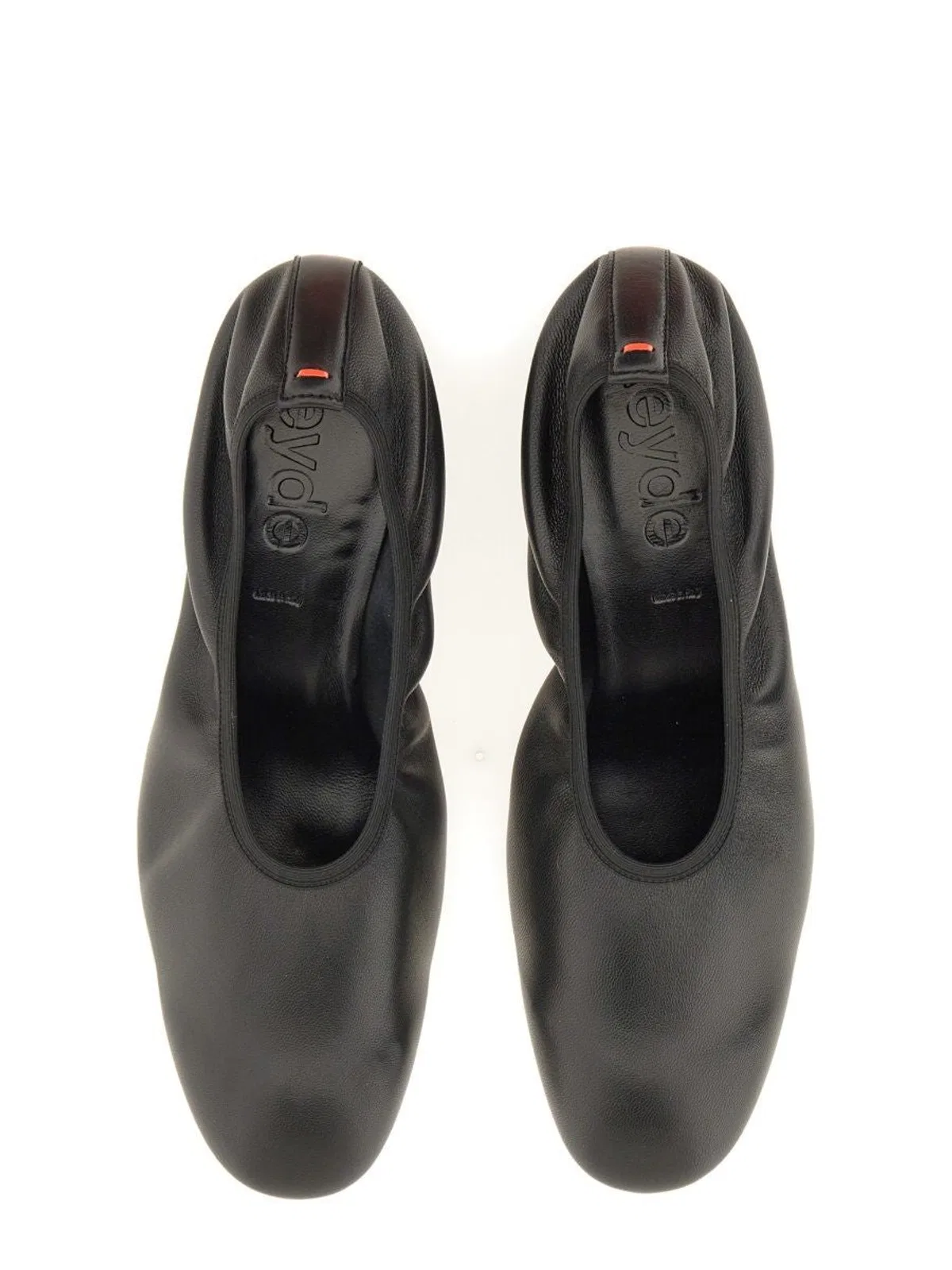 Aeyde Black Nappa Leather High Heels