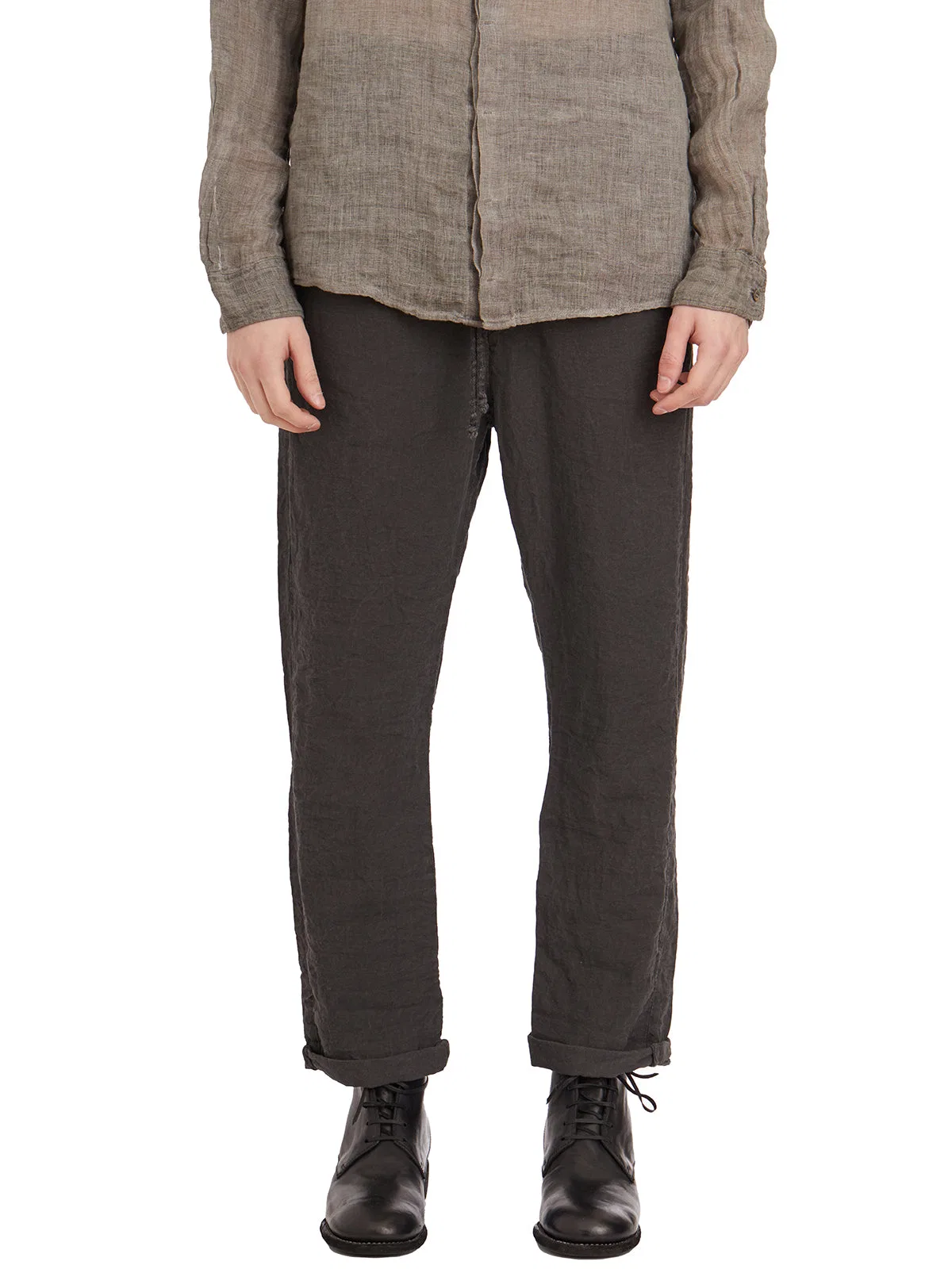 Poeme Bohemien Linen Wide Trousers