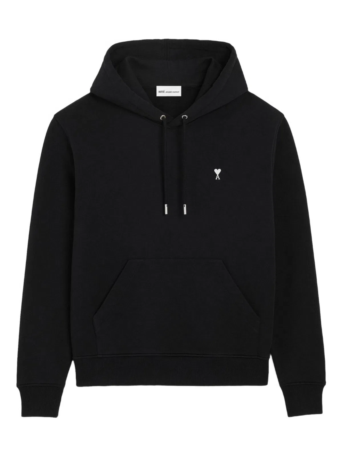 Ami paris Black Ami De Coeur Hooded Sweatshirt